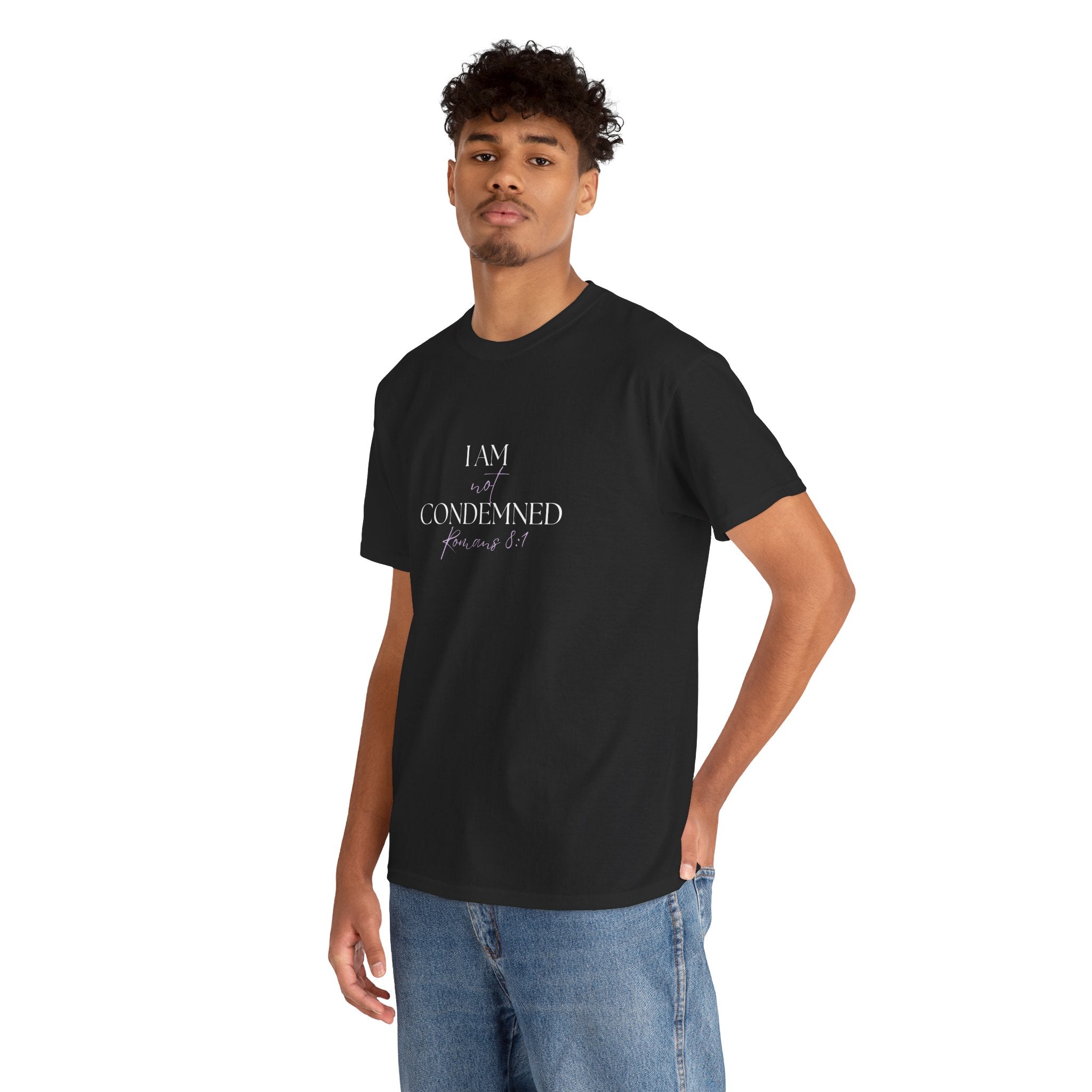 I Am Not Condemned T-Shirt – Christian Tee (Romans 8:1 Scripture) | Faith Apparel for Men & Women
