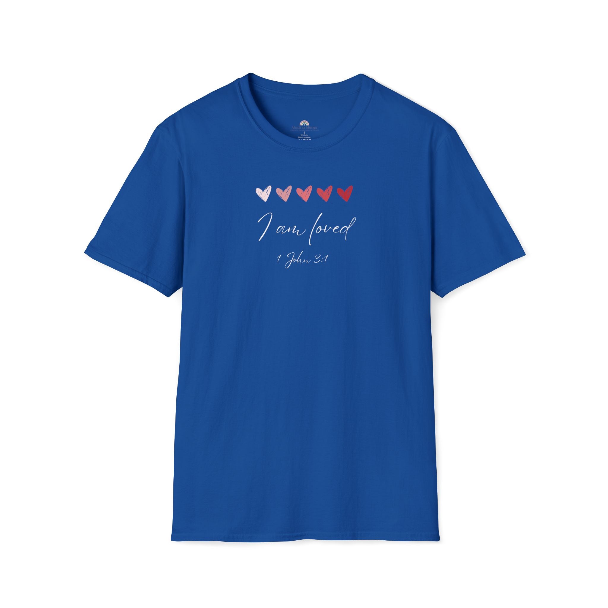 I Am Loved T-Shirt – 1 John 3:1 Christian Scripture Tee | Faith-Based Inspirational Shirt