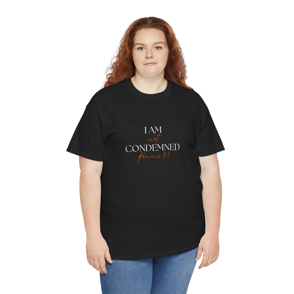 I Am Not Condemned T-Shirt – Christian Tee (Romans 8:1 Scripture) | Faith Apparel for Men & Women
