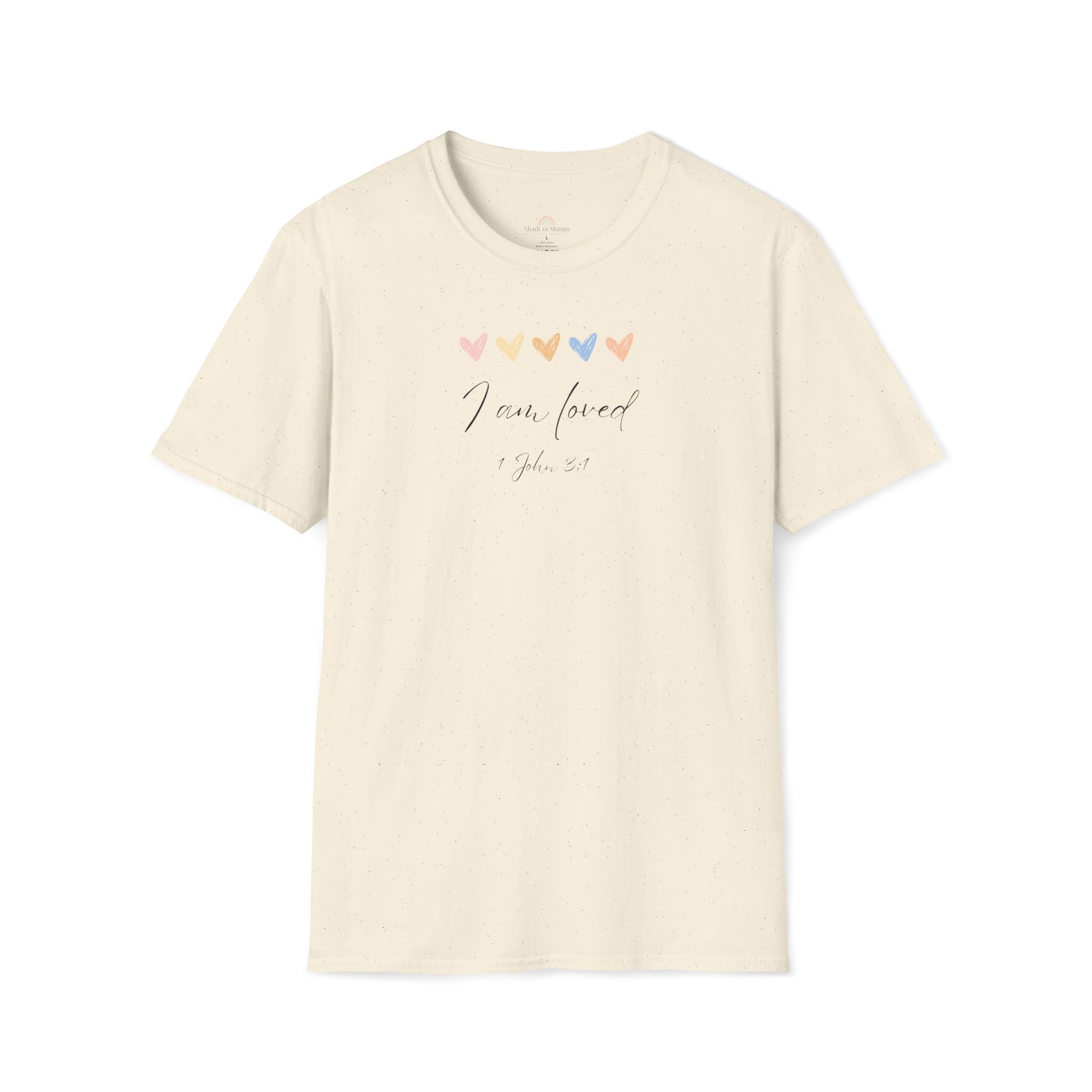 I Am Loved T-Shirt – 1 John 3:1 Christian Scripture Tee | Faith-Based Inspirational Shirt