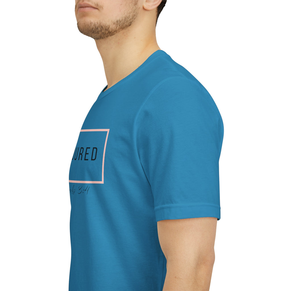 Favoured Christian T-Shirt – Proverbs 3:4 Scripture Tee | Faith-Based Unisex Shirt