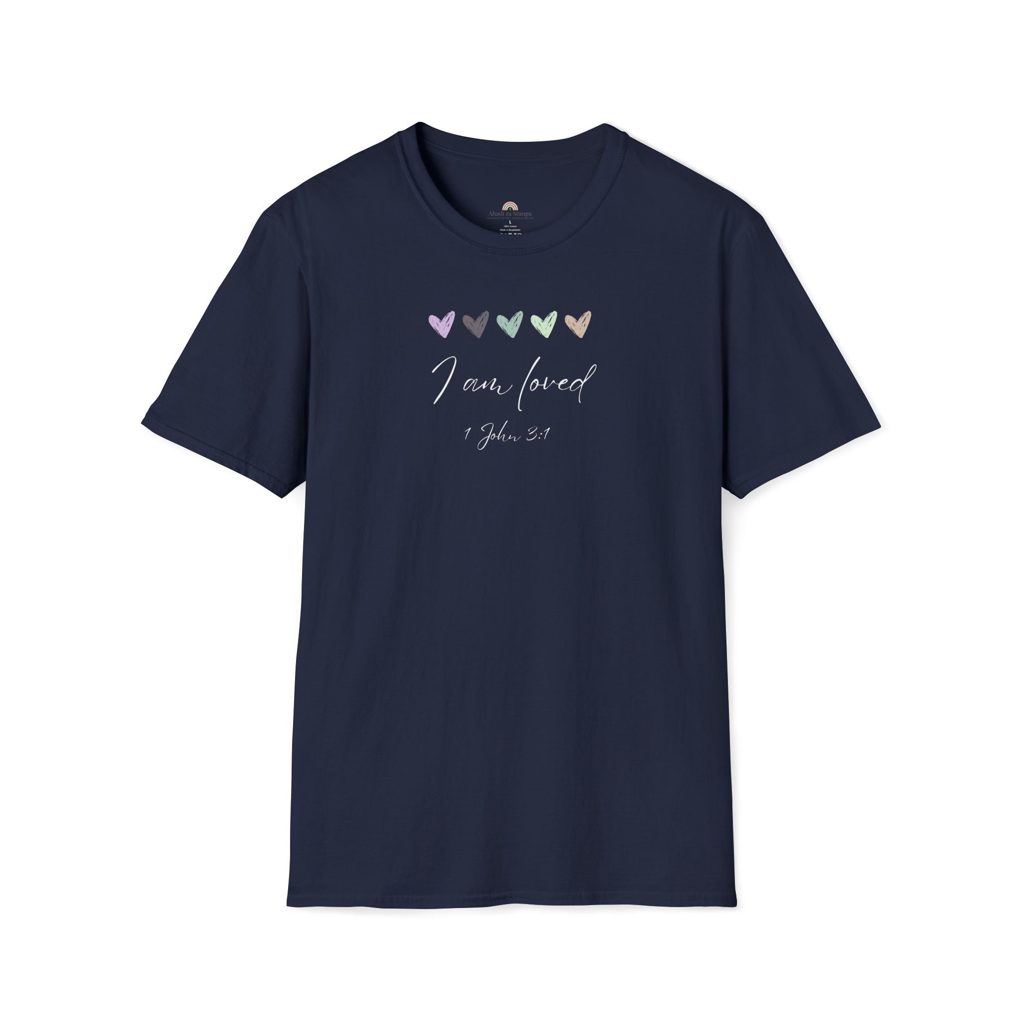 I Am Loved T-Shirt – 1 John 3:1 Christian Scripture Tee | Faith-Based Inspirational Shirt