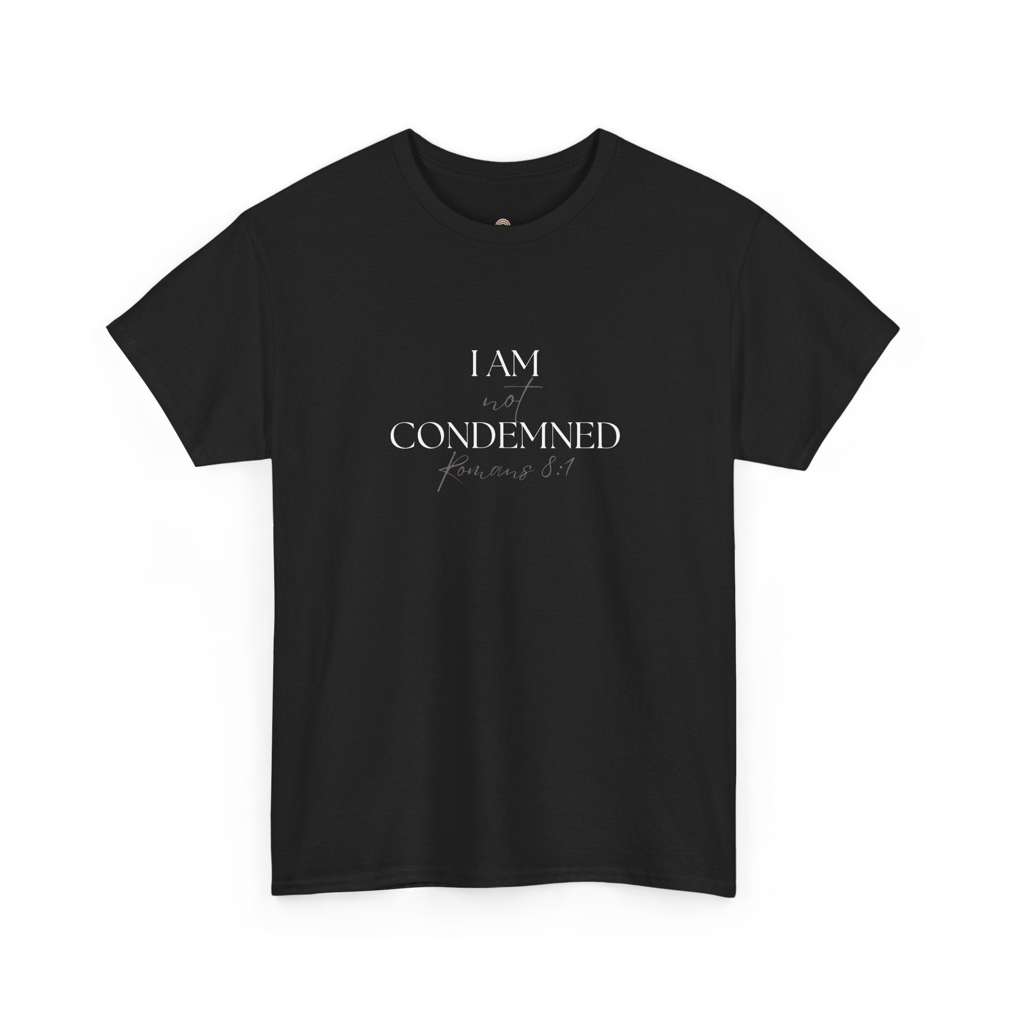 I Am Not Condemned T-Shirt – Christian Tee (Romans 8:1 Scripture) | Faith Apparel for Men & Women