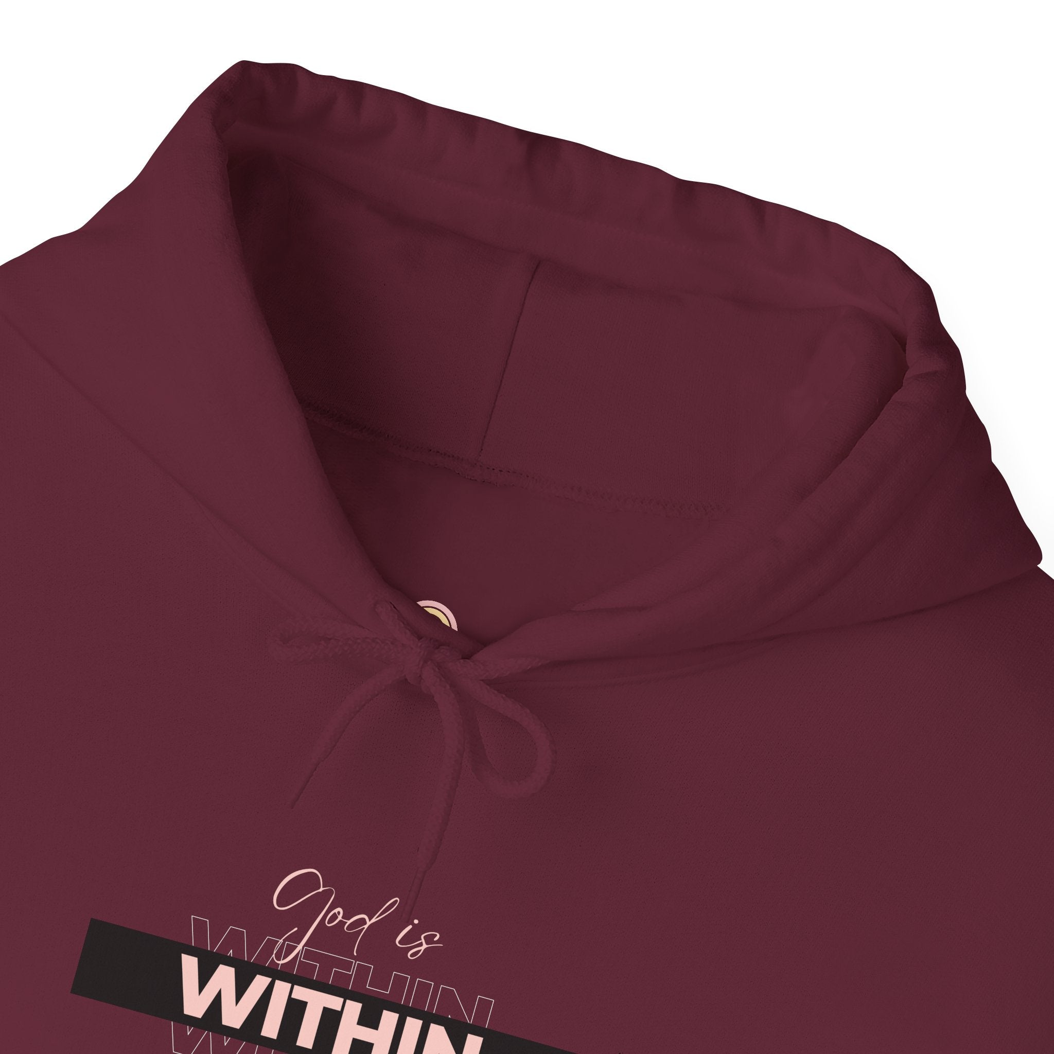 God Is Within Her Hoodie — Psalm 46:5 Christian Hoodie for Women | Inspirational Faith-Based Unisex Pullover