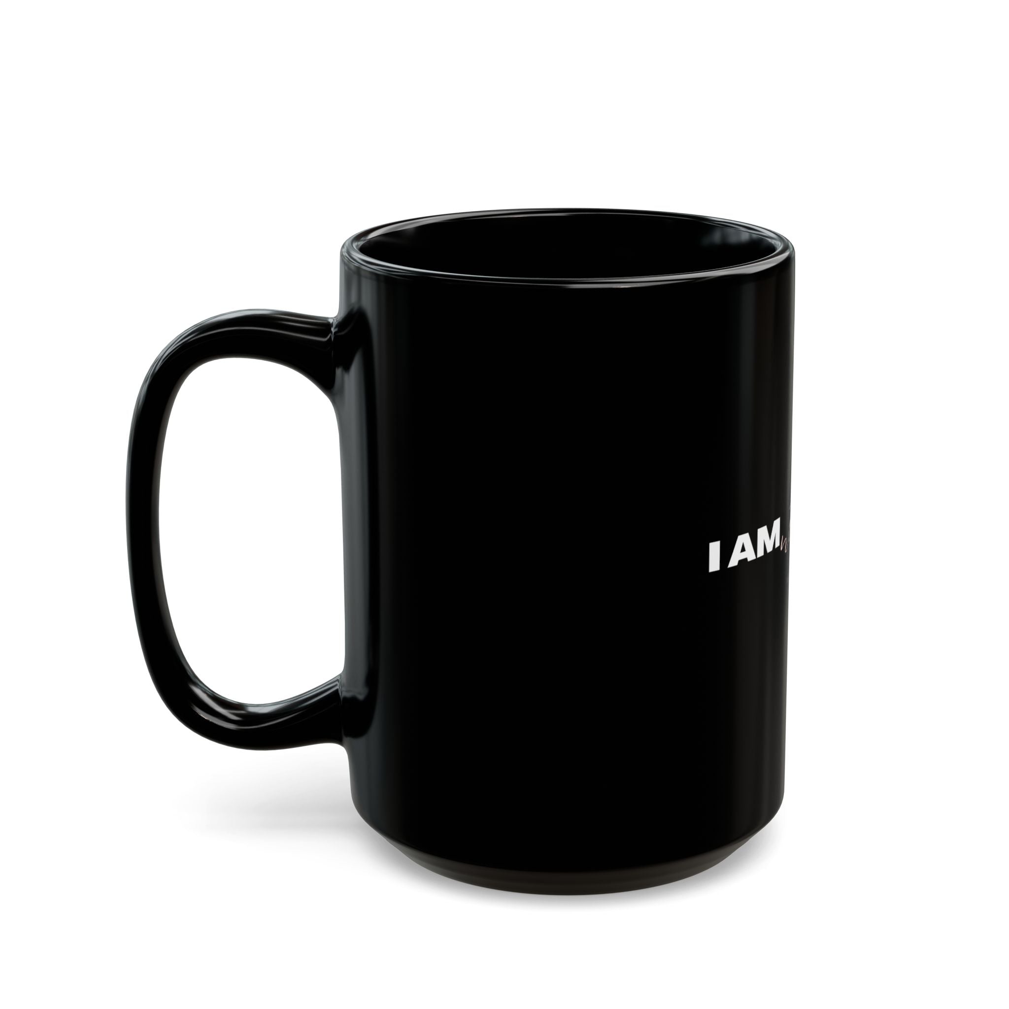 I Am Not Alone Black Mug – Isaiah 43:2 Christian Scripture Coffee Cup | Faith-Based Ceramic Mug (11oz / 15oz)