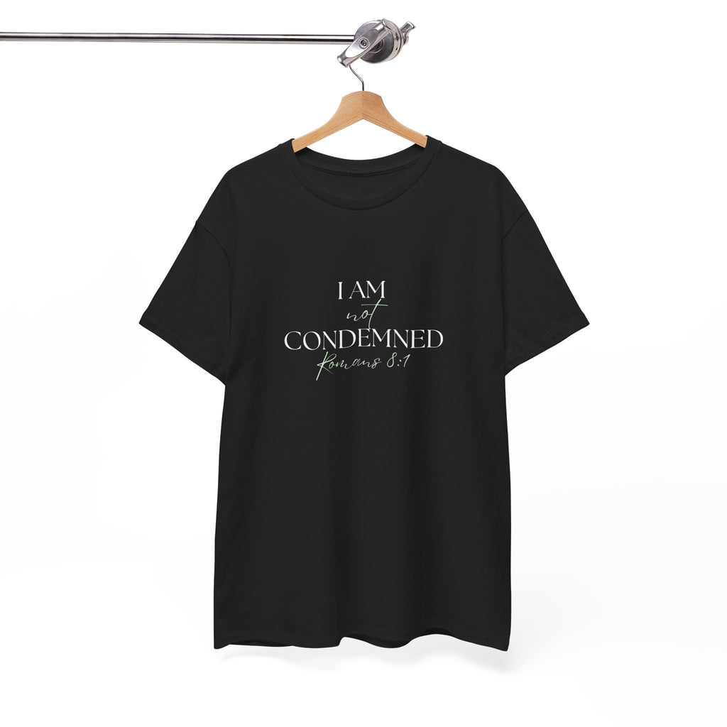 I Am Not Condemned T-Shirt – Christian Tee (Romans 8:1 Scripture) | Faith Apparel for Men & Women