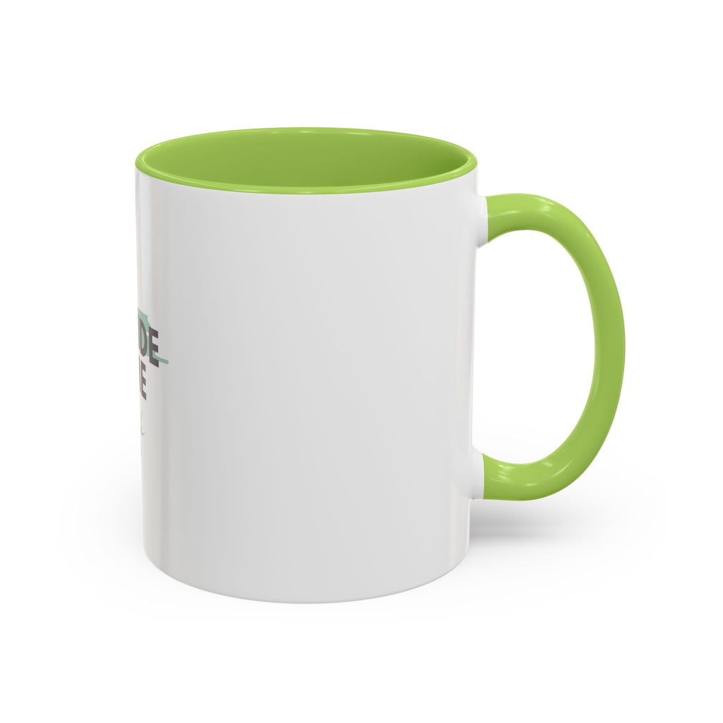 God Will Provide for Me Accent Coffee Mug — Mark 11:24 Christian Scripture Mug (11oz)