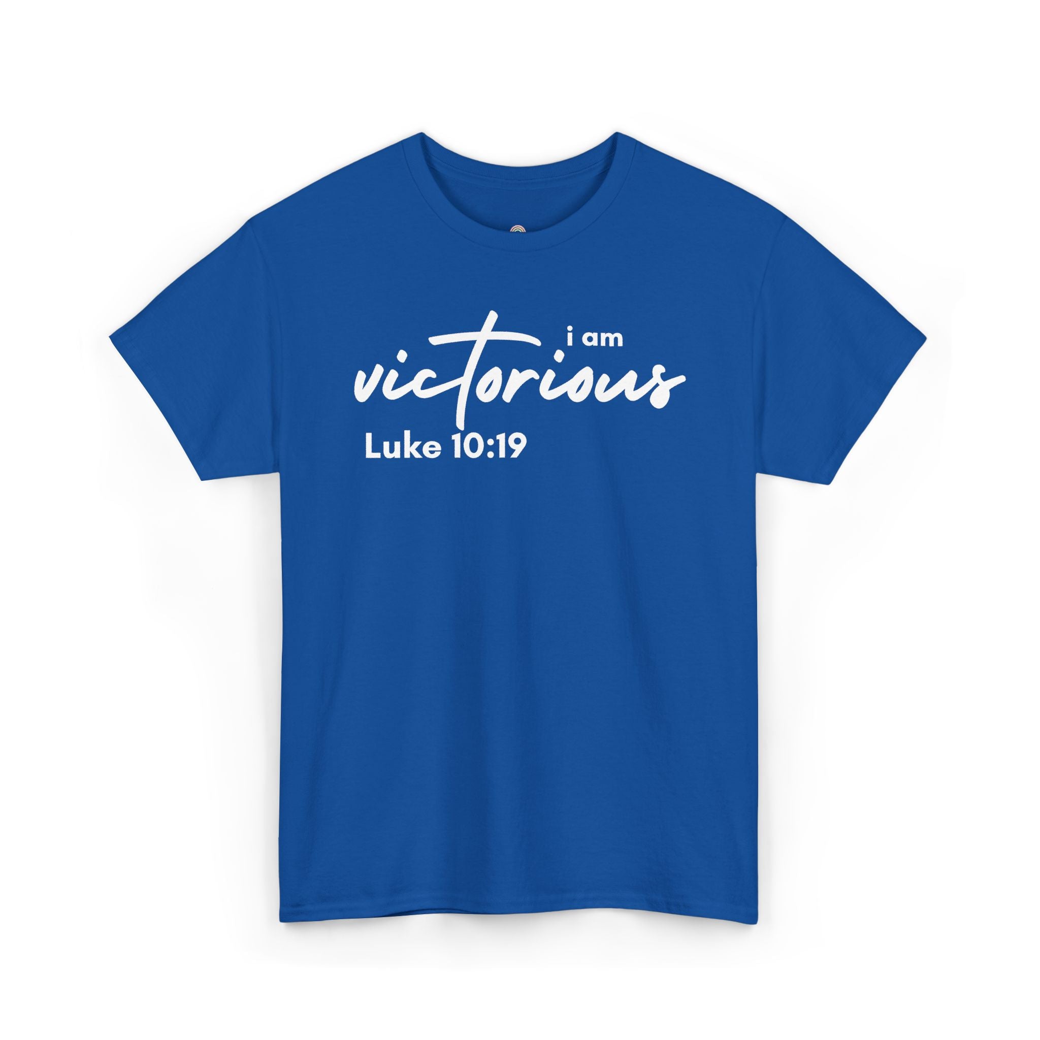 I Am Victorious Christian T-Shirt – Luke 10:19 Scripture Tee | Faith-Based Apparel