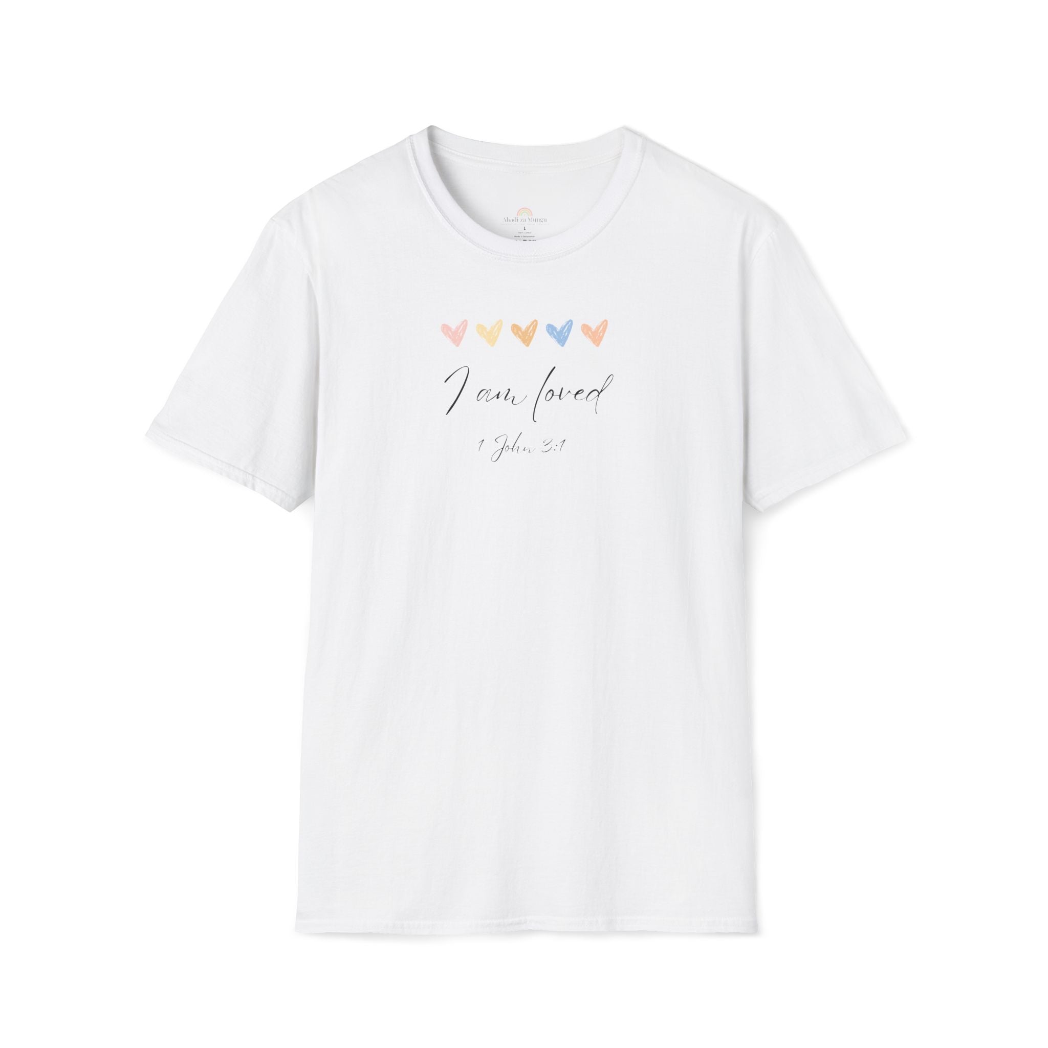 I Am Loved T-Shirt – 1 John 3:1 Christian Scripture Tee | Faith-Based Inspirational Shirt
