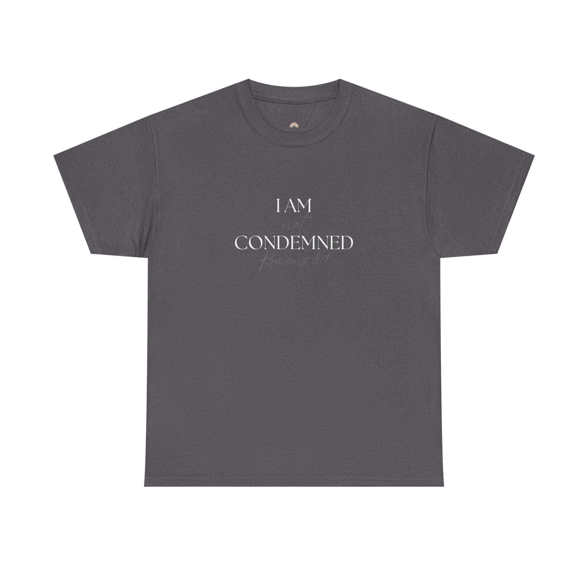 I Am Not Condemned T-Shirt – Christian Tee (Romans 8:1 Scripture) | Faith Apparel for Men & Women