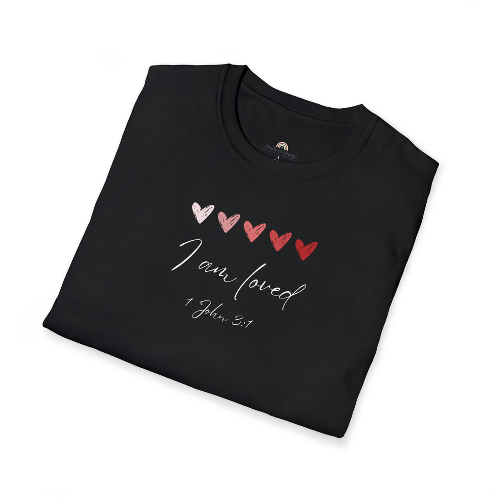 I Am Loved T-Shirt – 1 John 3:1 Christian Scripture Tee | Faith-Based Inspirational Shirt