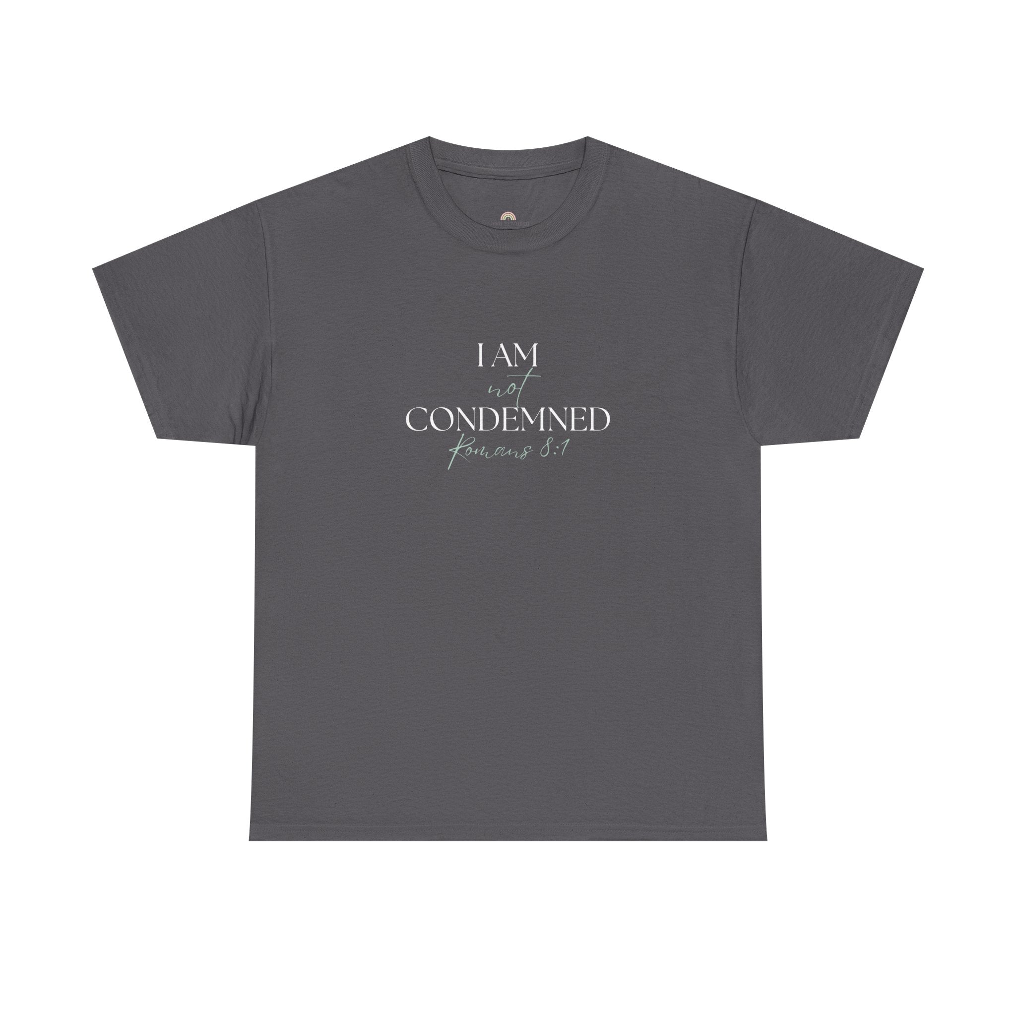 I Am Not Condemned T-Shirt – Christian Tee (Romans 8:1 Scripture) | Faith Apparel for Men & Women