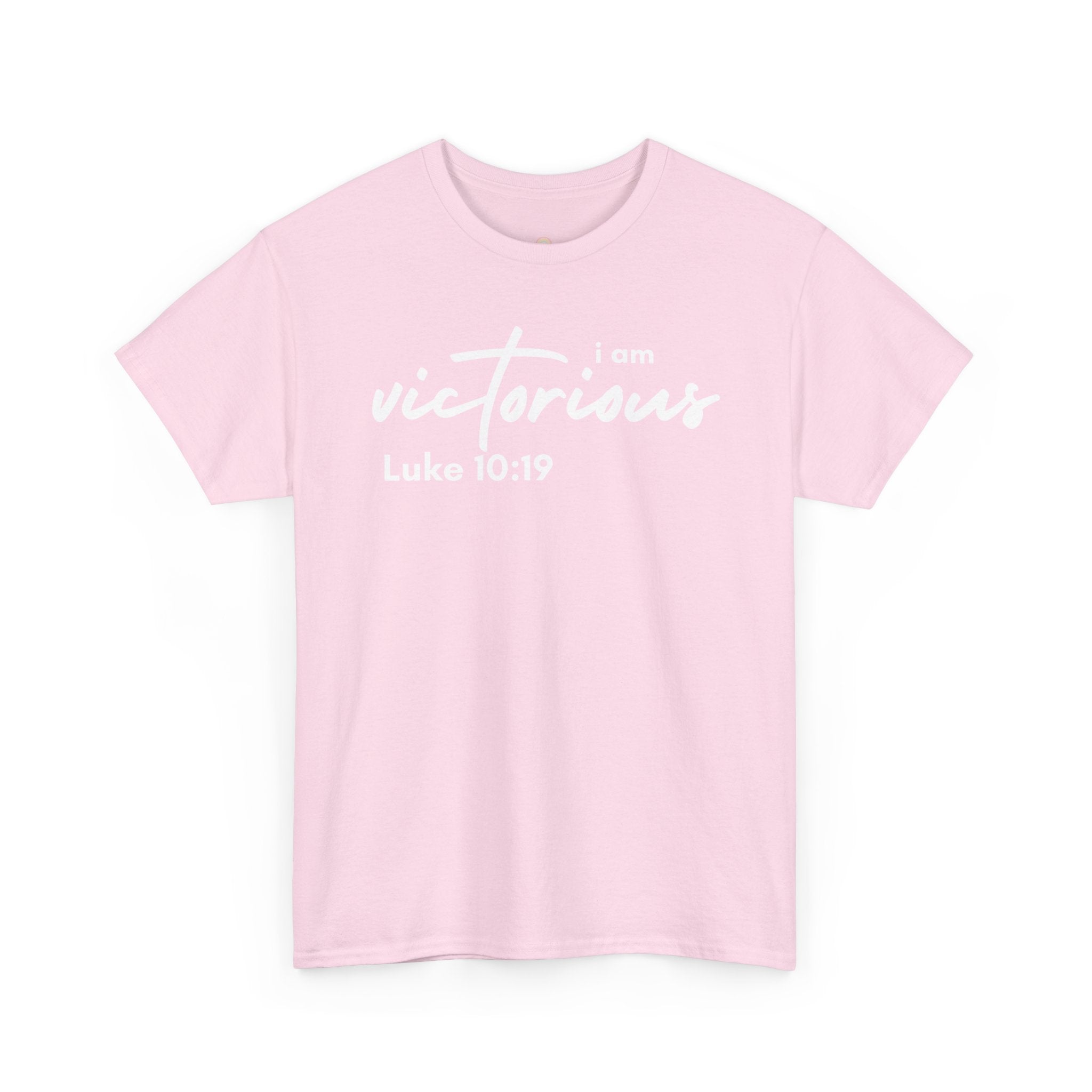 I Am Victorious Christian T-Shirt – Luke 10:19 Scripture Tee | Faith-Based Apparel