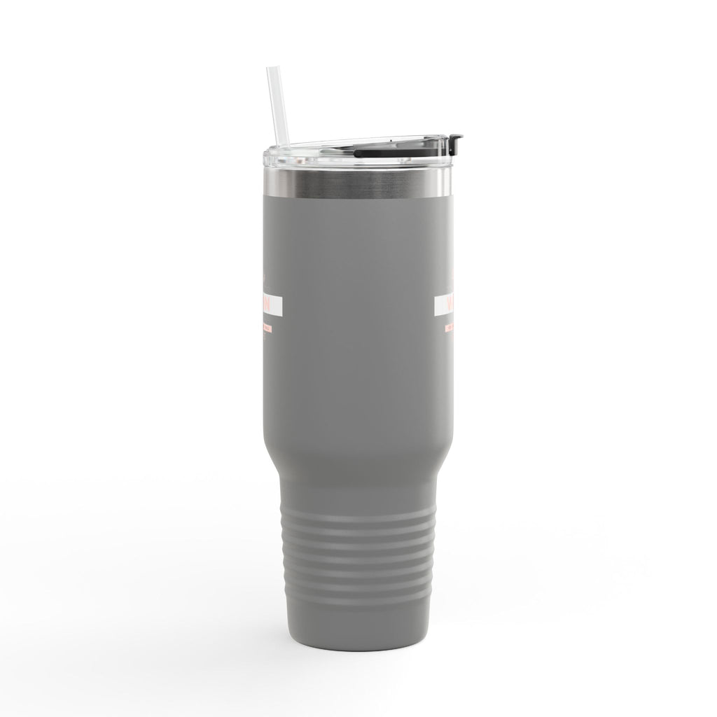 God Is Within Her Insulated Travel Mug — Psalm 46:5 Christian Tumbler with Handle