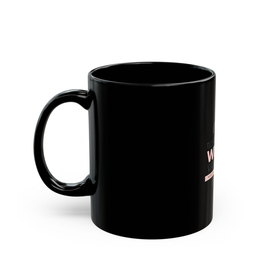 God Is Within Her Black Ceramic Mug – Psalm 46:5 Christian Mug for Women (11oz & 15oz)