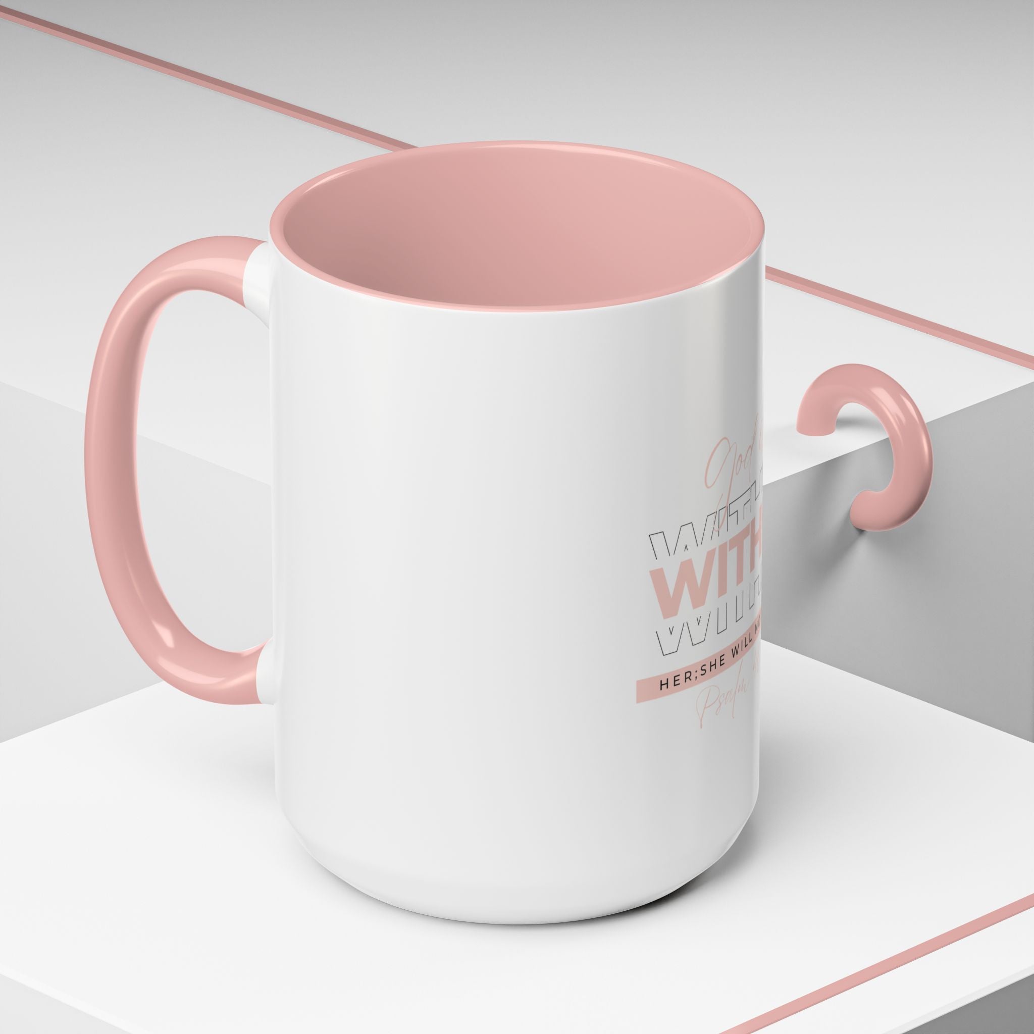 God Is Within Her Christian Accent Mug – Psalm 46:5 Faith-Inspired Coffee Cup (11oz & 15oz)