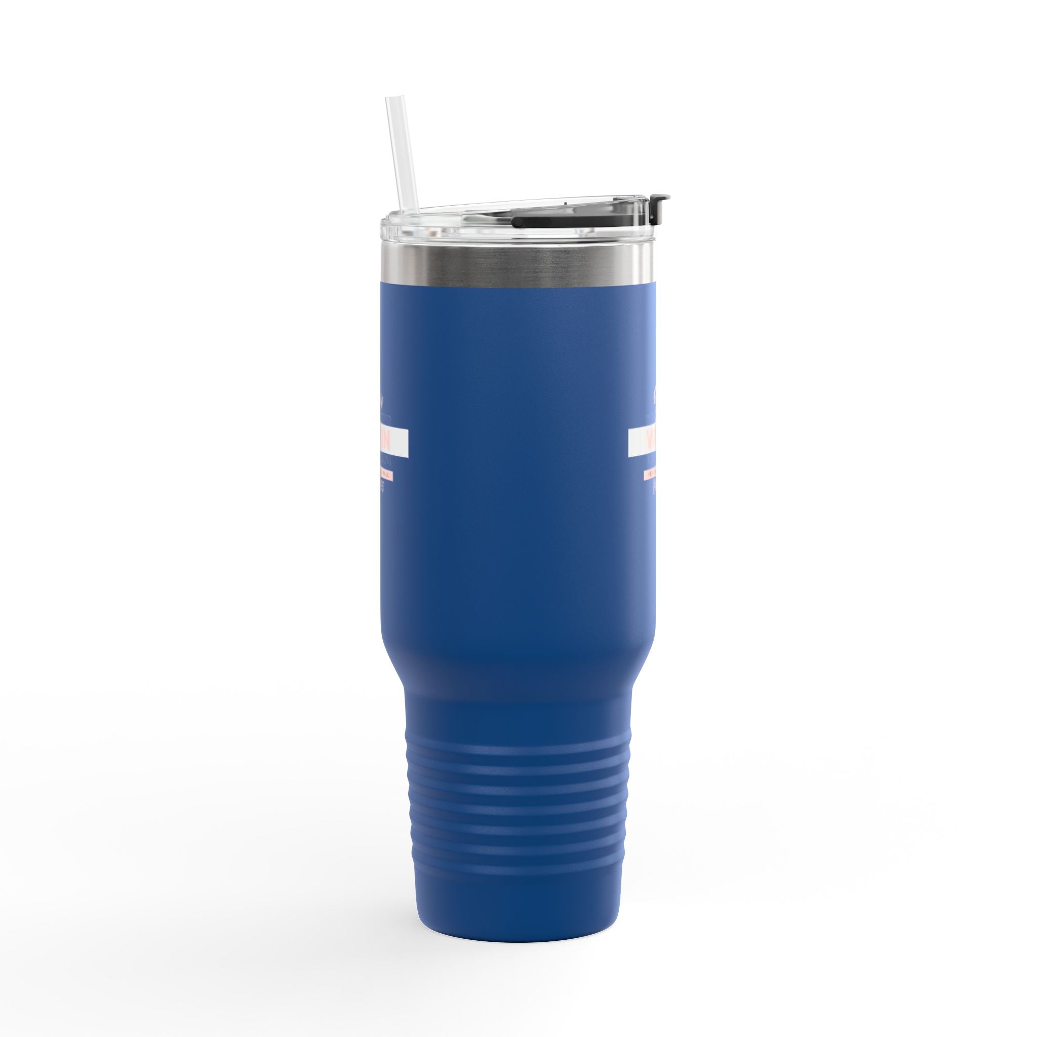 God Is Within Her Insulated Travel Mug — Psalm 46:5 Christian Tumbler with Handle