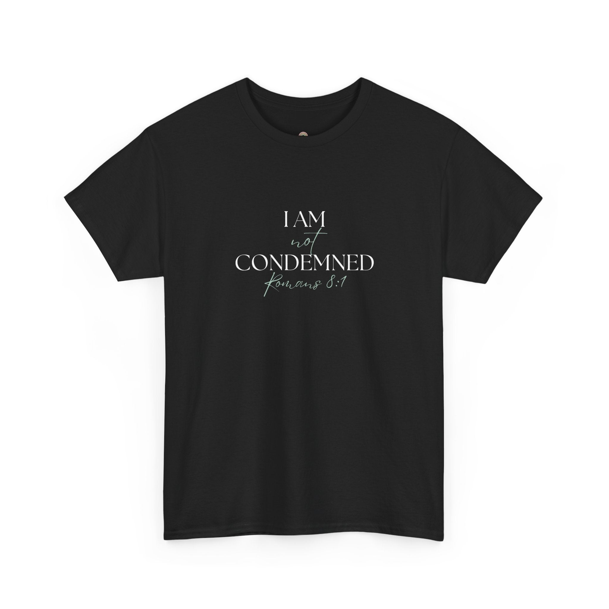 I Am Not Condemned T-Shirt – Christian Tee (Romans 8:1 Scripture) | Faith Apparel for Men & Women