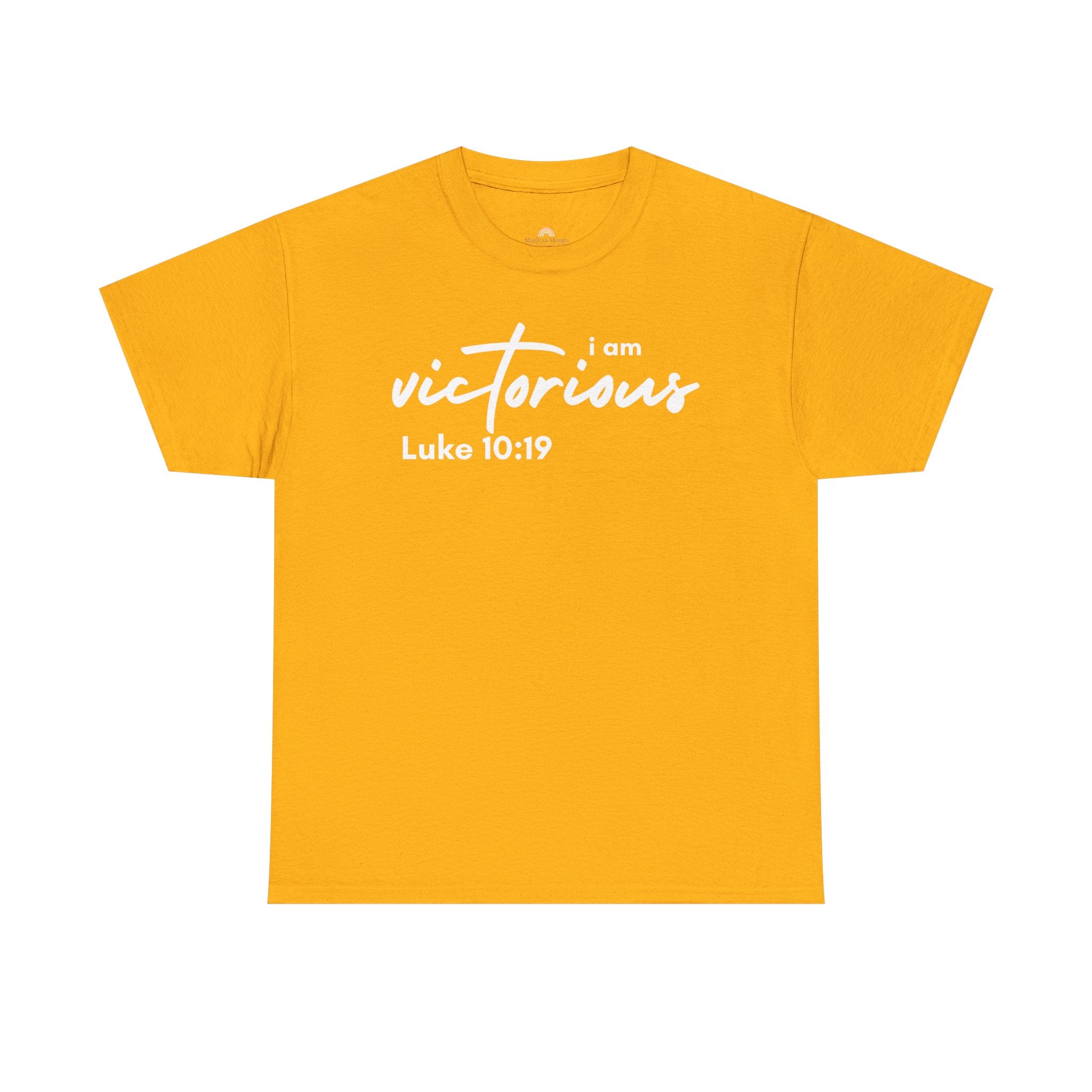 I Am Victorious Christian T-Shirt – Luke 10:19 Scripture Tee | Faith-Based Apparel