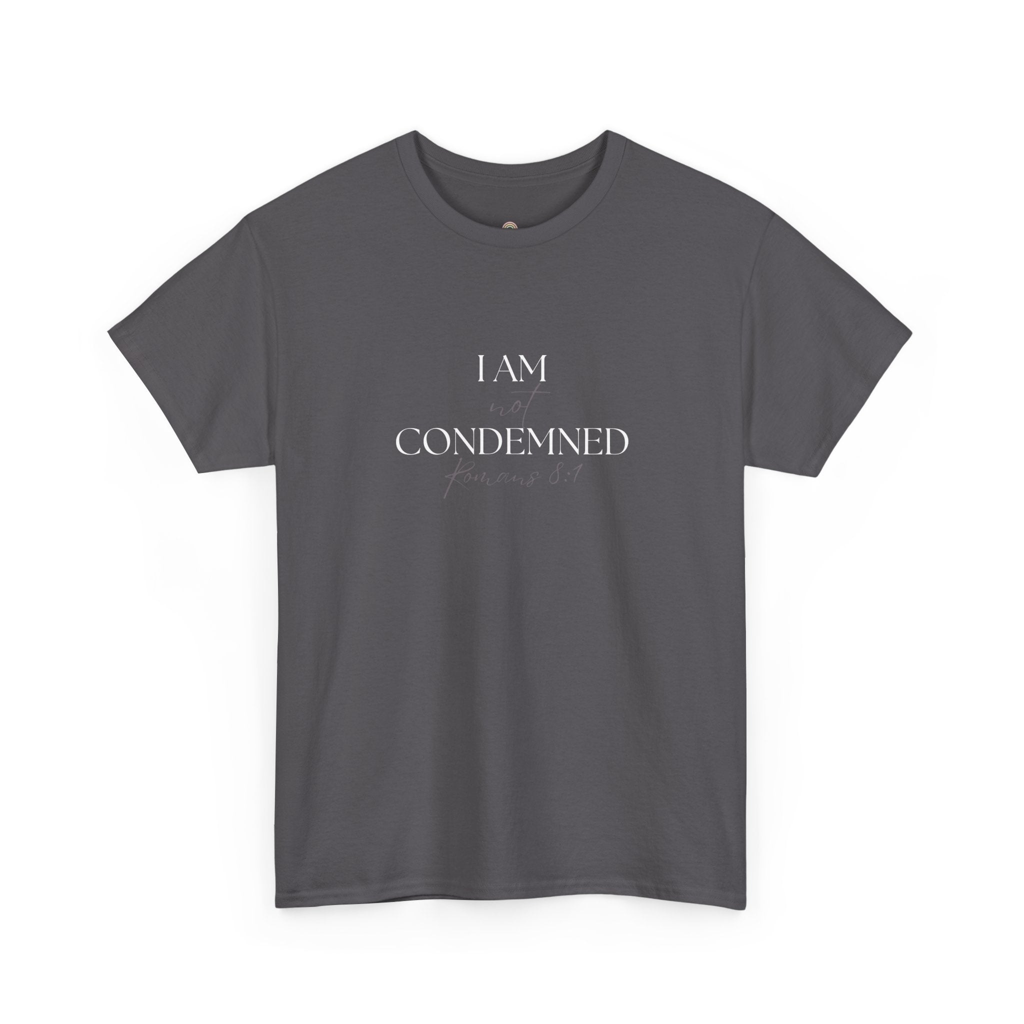 I Am Not Condemned T-Shirt – Christian Tee (Romans 8:1 Scripture) | Faith Apparel for Men & Women