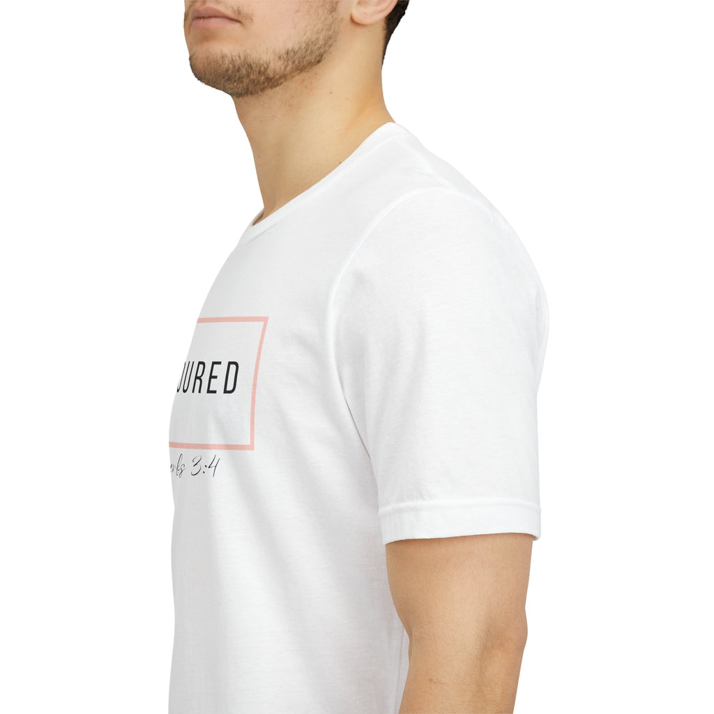 Favoured Christian T-Shirt – Proverbs 3:4 Scripture Tee | Faith-Based Unisex Shirt