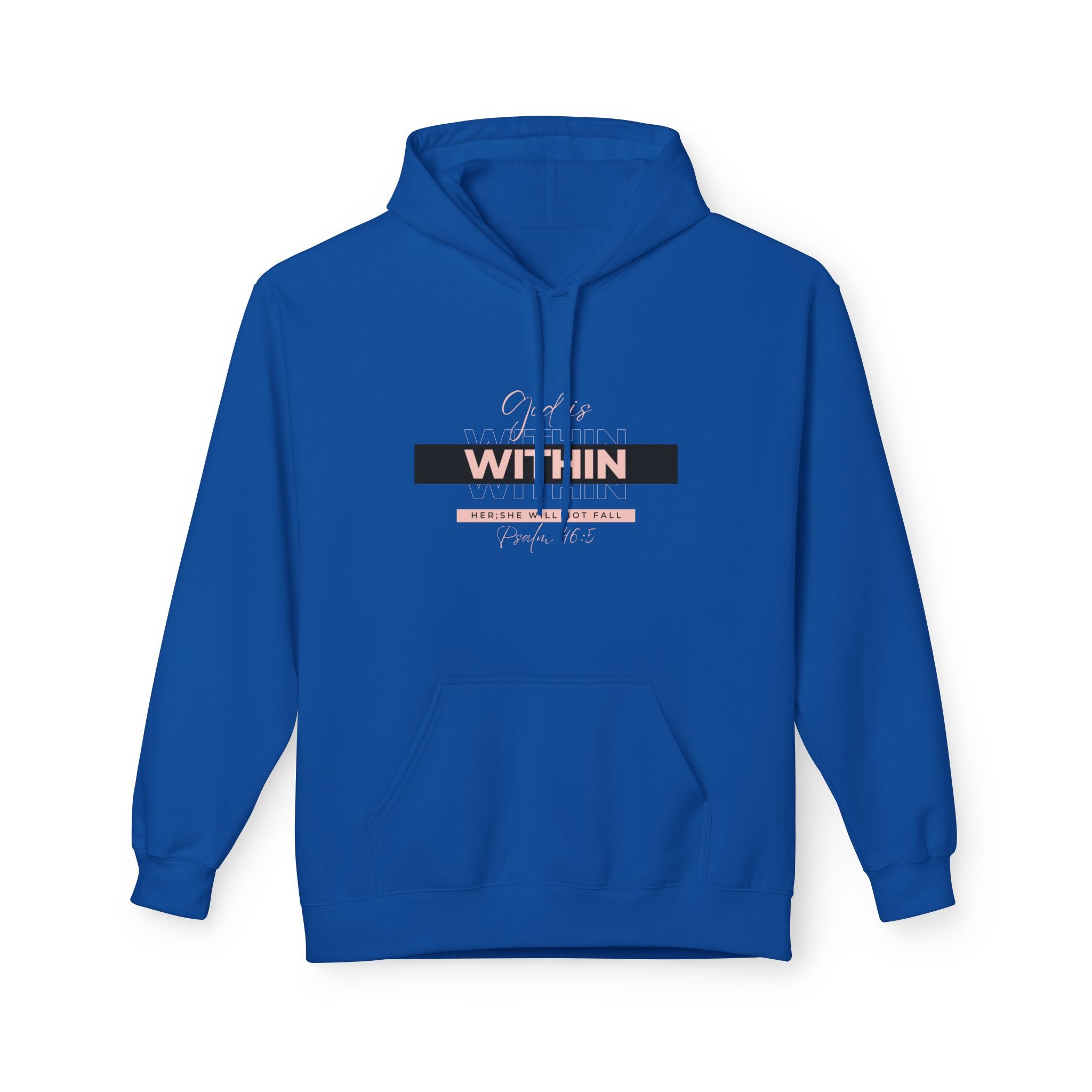 God Is Within Her Hoodie — Psalm 46:5 Christian Hoodie for Women | Faith-Based Inspirational Pullover