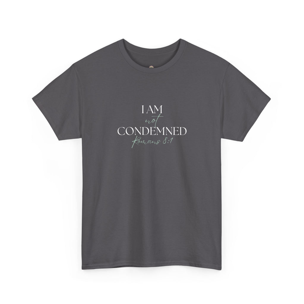 I Am Not Condemned T-Shirt – Christian Tee (Romans 8:1 Scripture) | Faith Apparel for Men & Women