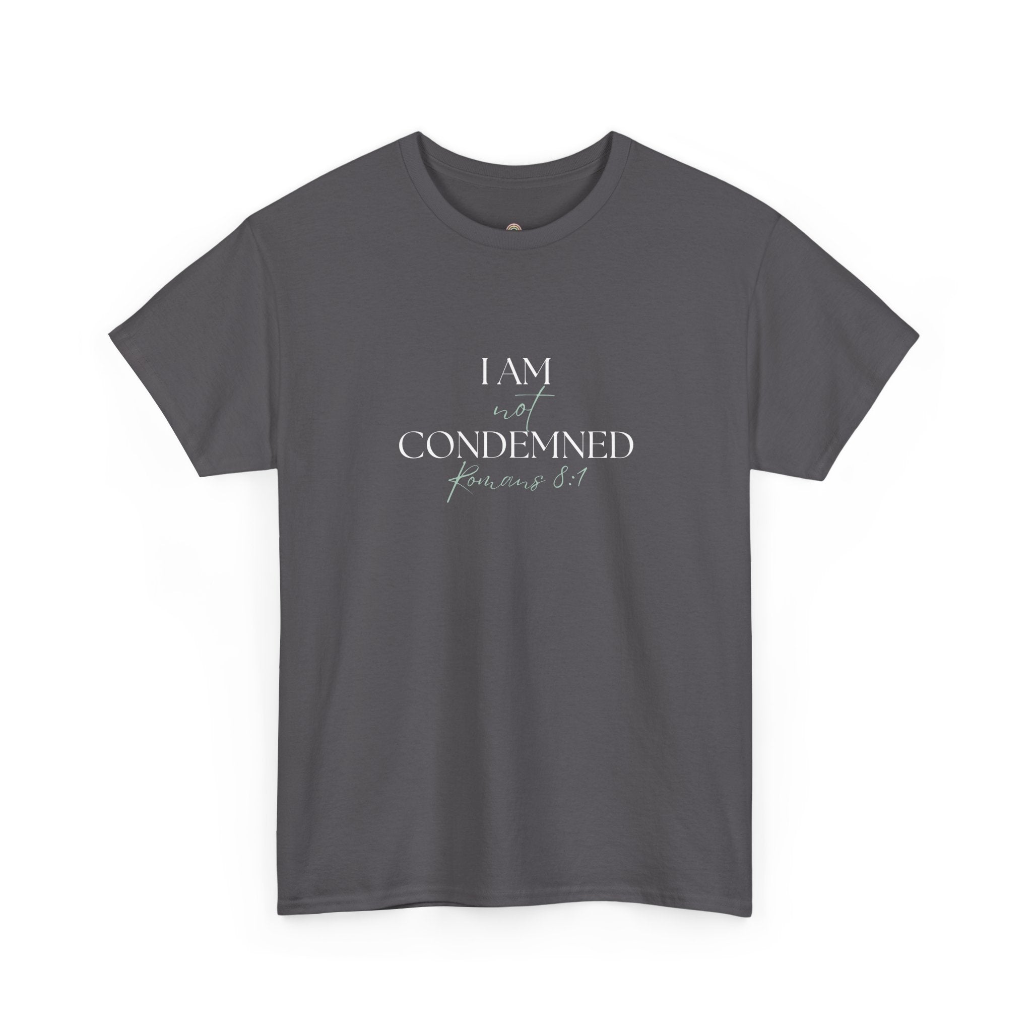 I Am Not Condemned T-Shirt – Christian Tee (Romans 8:1 Scripture) | Faith Apparel for Men & Women