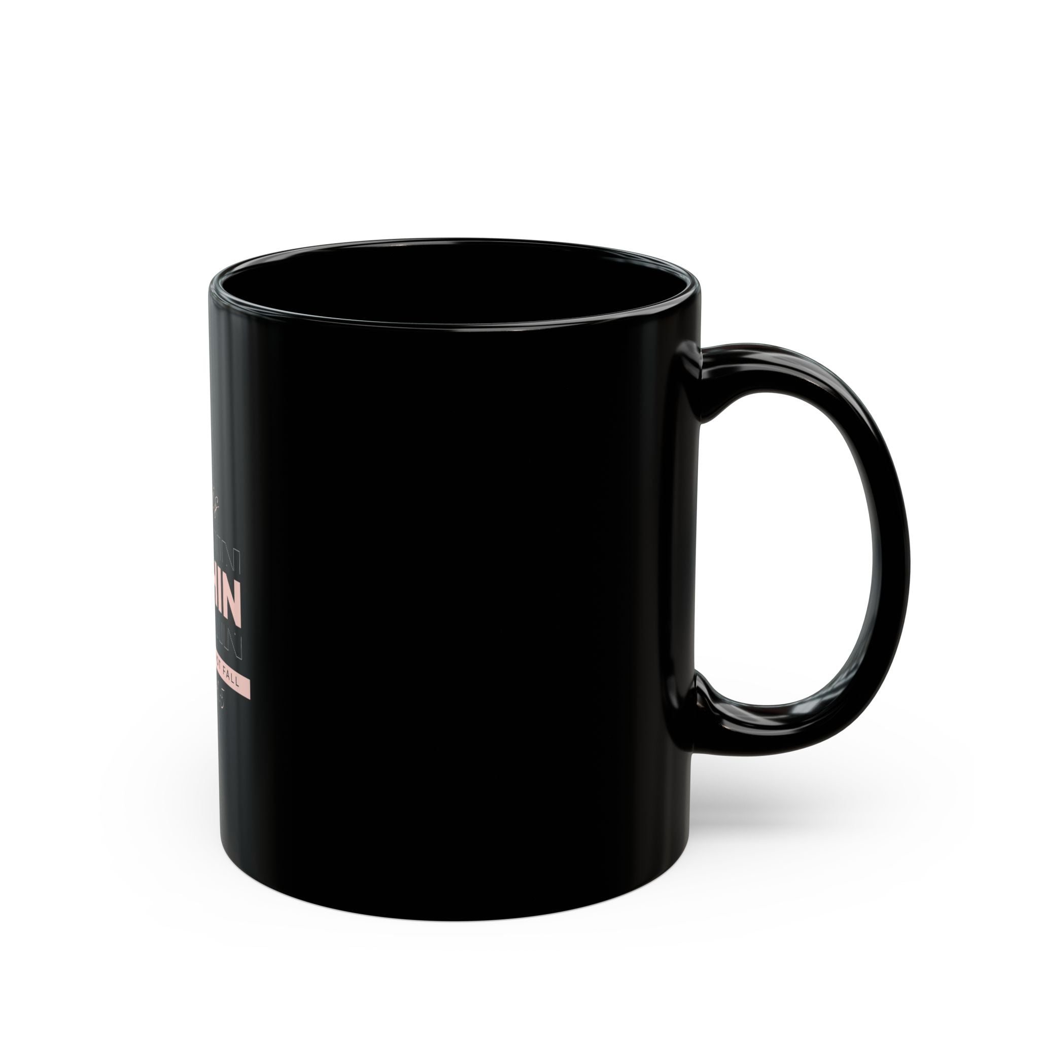 God Is Within Her Black Ceramic Mug – Psalm 46:5 Christian Mug for Women (11oz & 15oz)