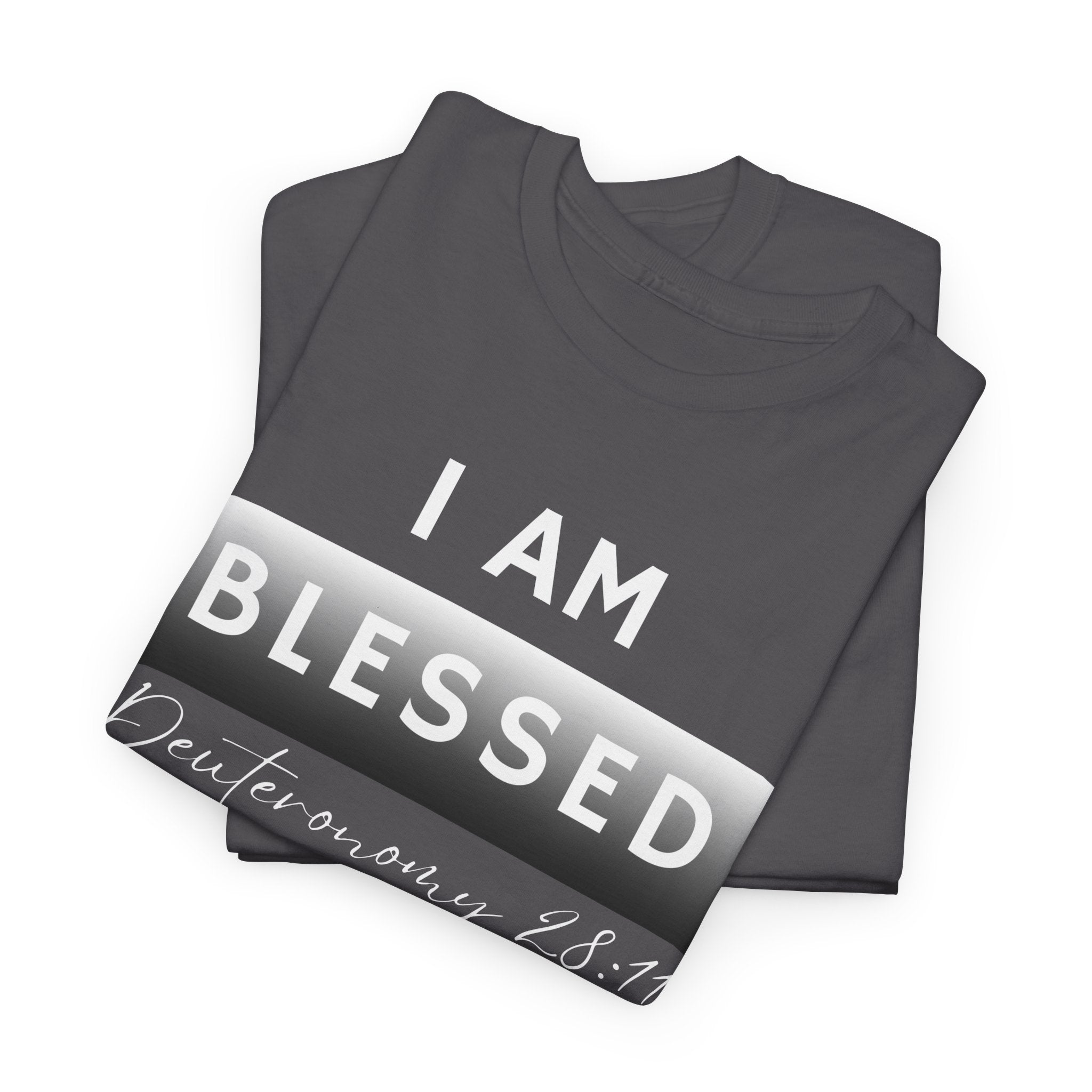 I Am Blessed Christian T-Shirt — Deuteronomy 28:11 Scripture Faith Tee (2)