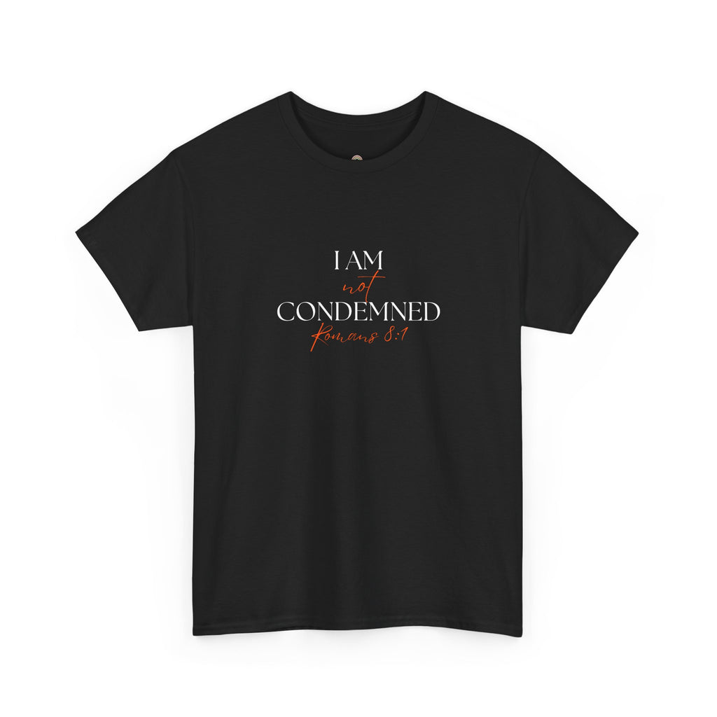 I Am Not Condemned T-Shirt – Christian Tee (Romans 8:1 Scripture) | Faith Apparel for Men & Women