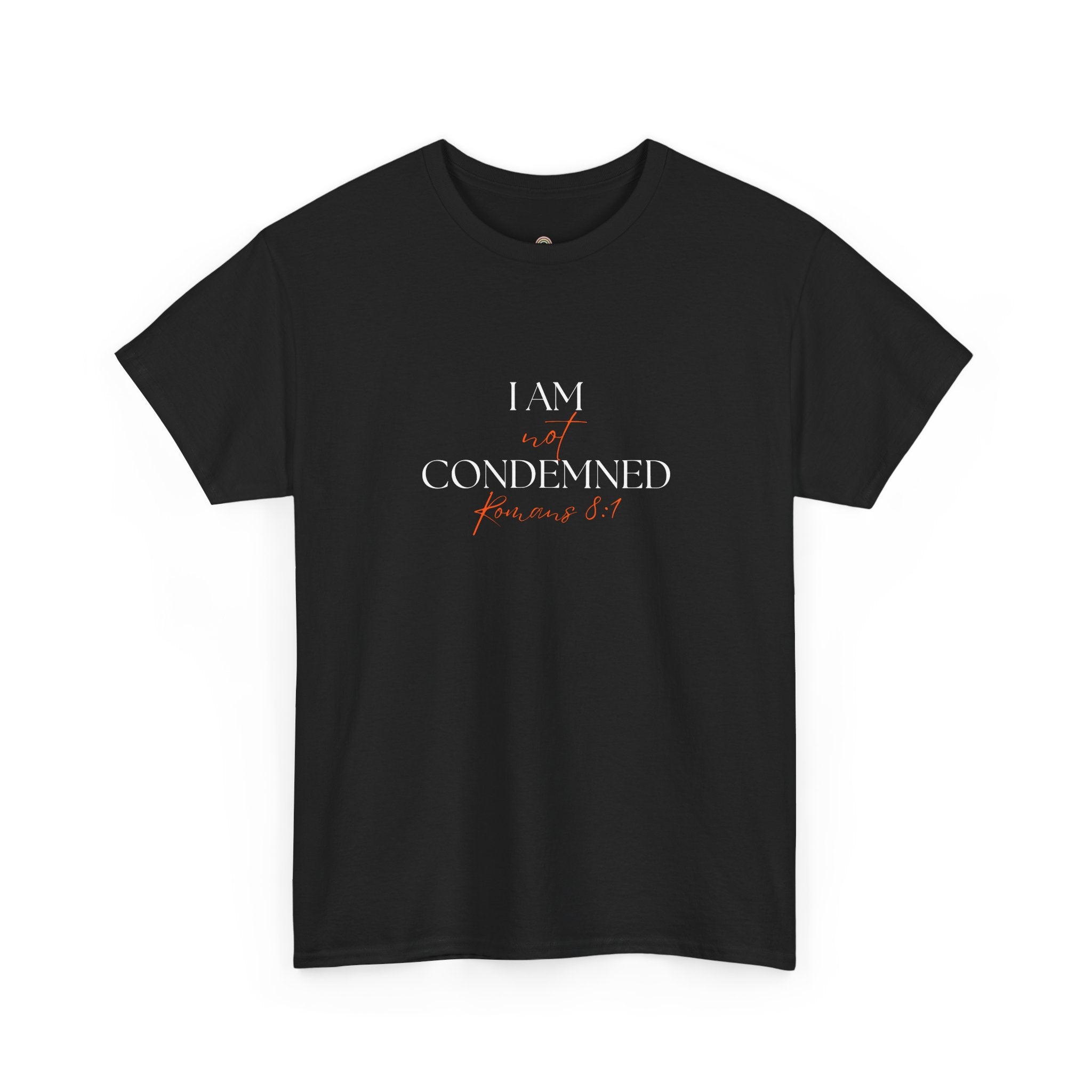 I Am Not Condemned T-Shirt – Christian Tee (Romans 8:1 Scripture) | Faith Apparel for Men & Women
