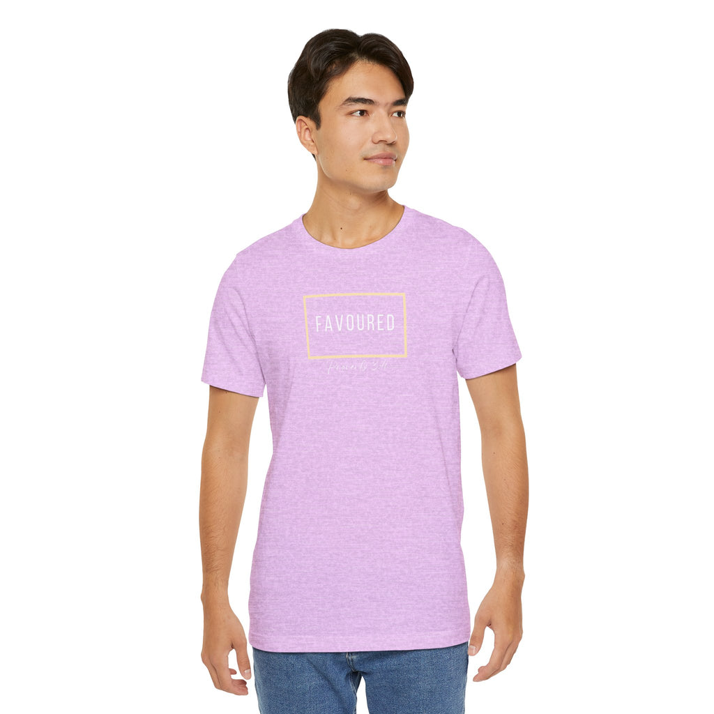 Favoured Christian T-Shirt – Proverbs 3:4 Scripture Tee | Faith-Based Unisex Shirt
