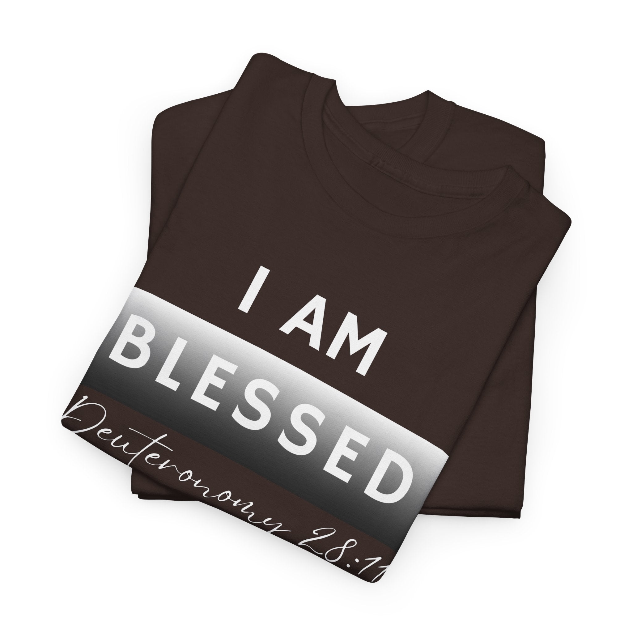 I Am Blessed Christian T-Shirt — Deuteronomy 28:11 Scripture Faith Tee (2)