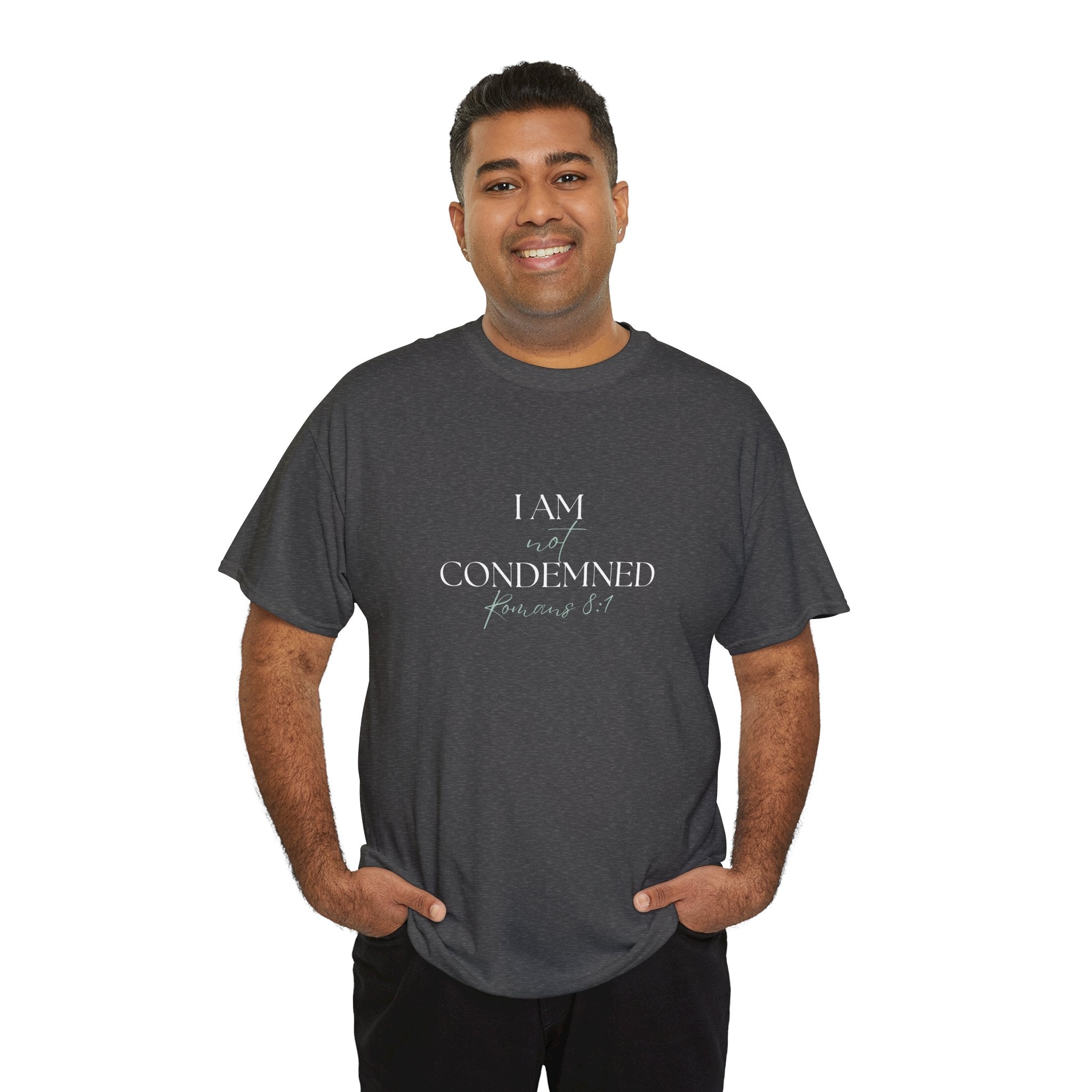 I Am Not Condemned T-Shirt – Christian Tee (Romans 8:1 Scripture) | Faith Apparel for Men & Women