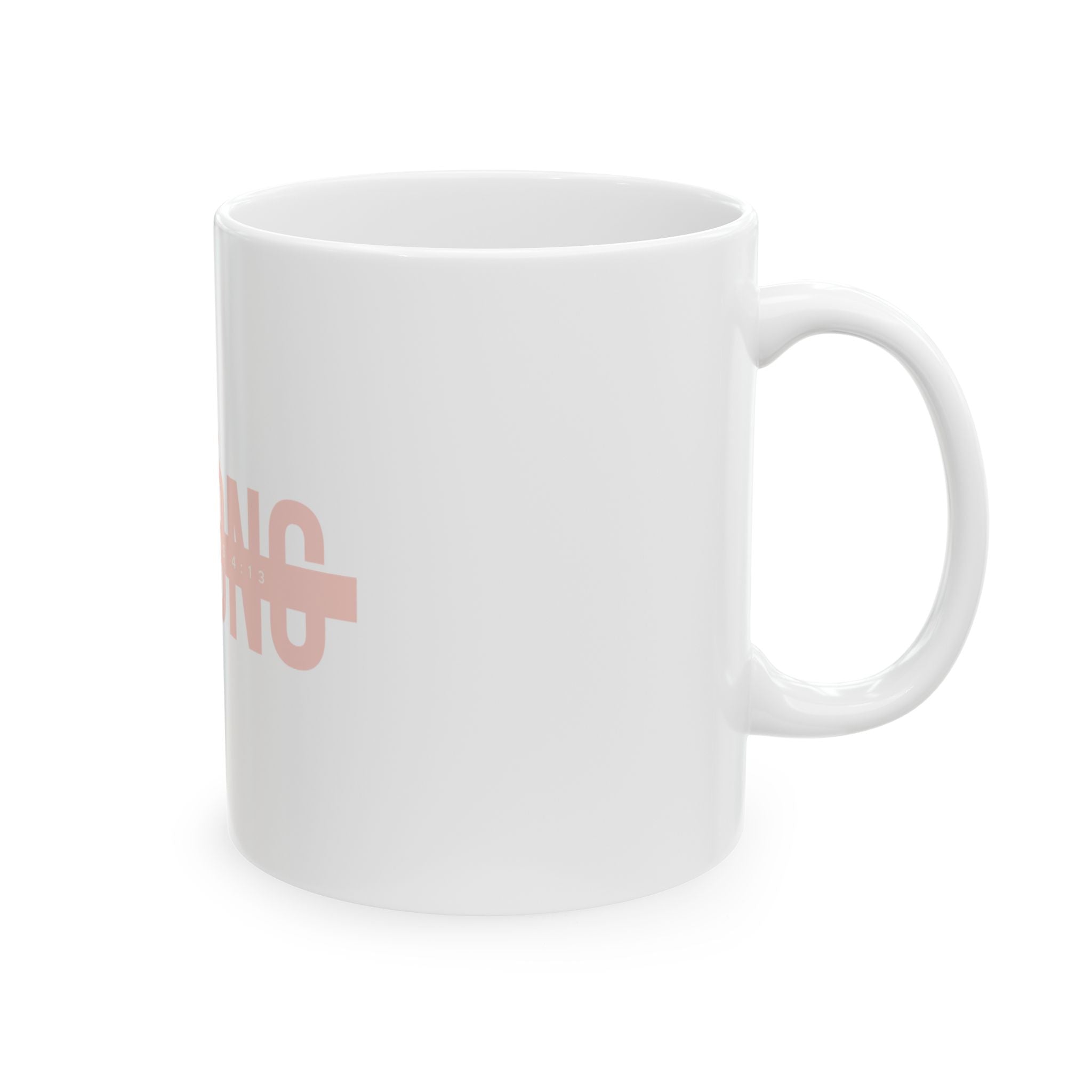 I Am Strong Ceramic Mug – Christian Scripture Coffee Cup (Philippians 4:13) | Faith Inspirational Mug (11oz/15oz)