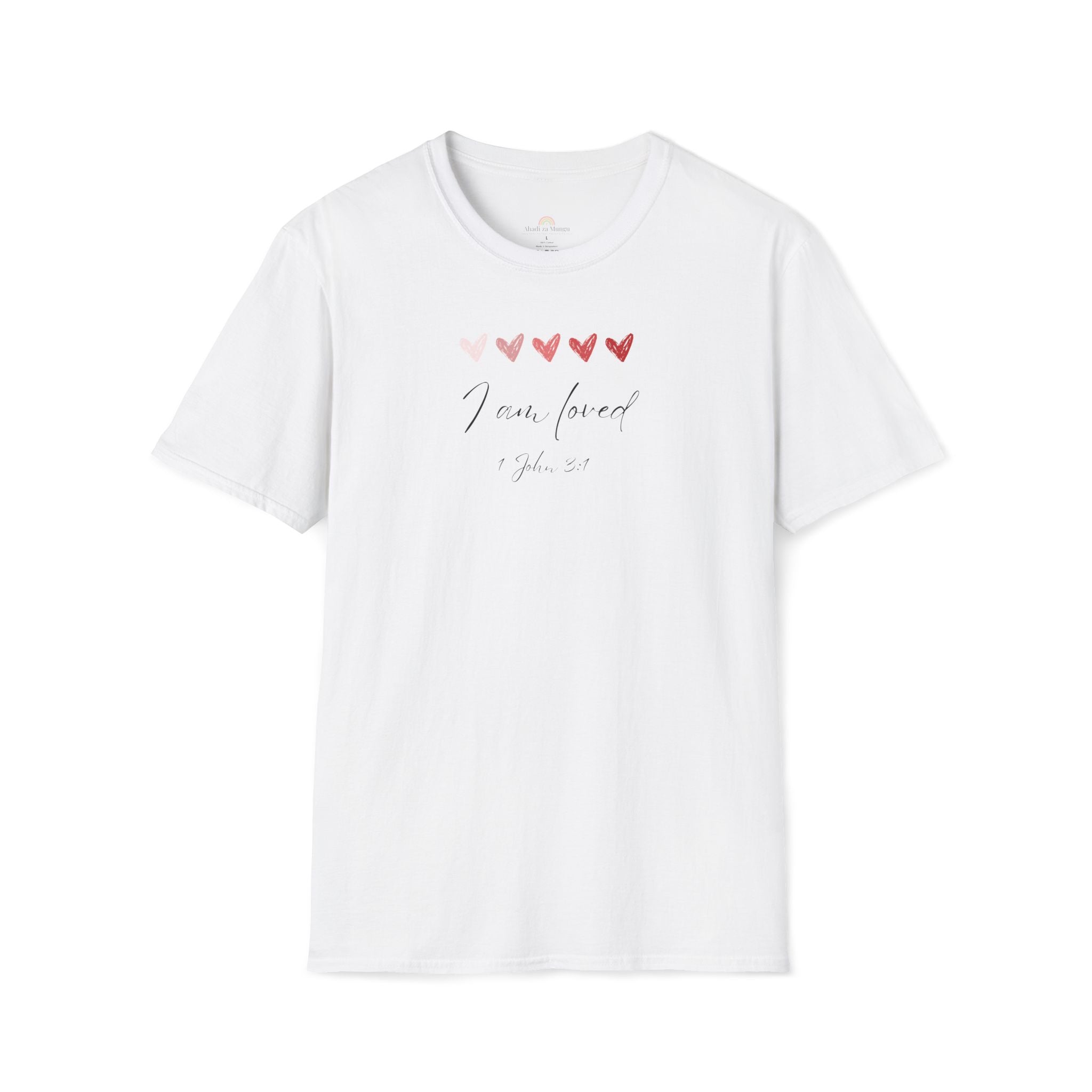 I Am Loved T-Shirt – 1 John 3:1 Christian Scripture Tee | Faith-Based Inspirational Shirt