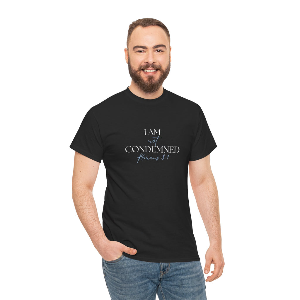 I Am Not Condemned T-Shirt – Christian Tee (Romans 8:1 Scripture) | Faith Apparel for Men & Women