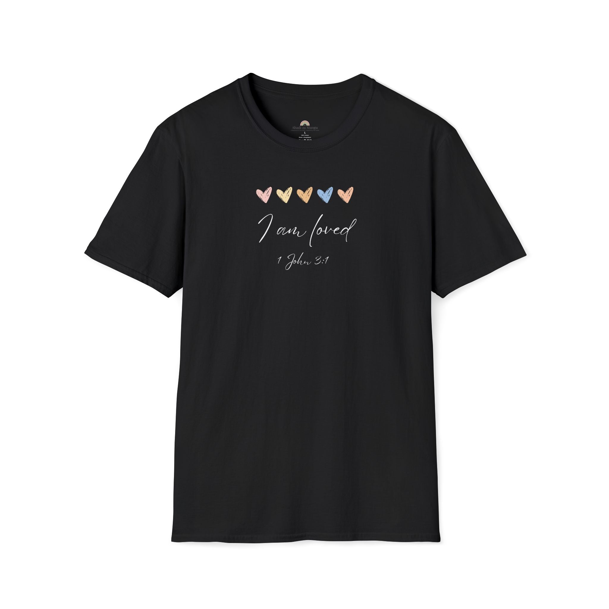 I Am Loved T-Shirt – 1 John 3:1 Christian Scripture Tee | Faith-Based Inspirational Shirt