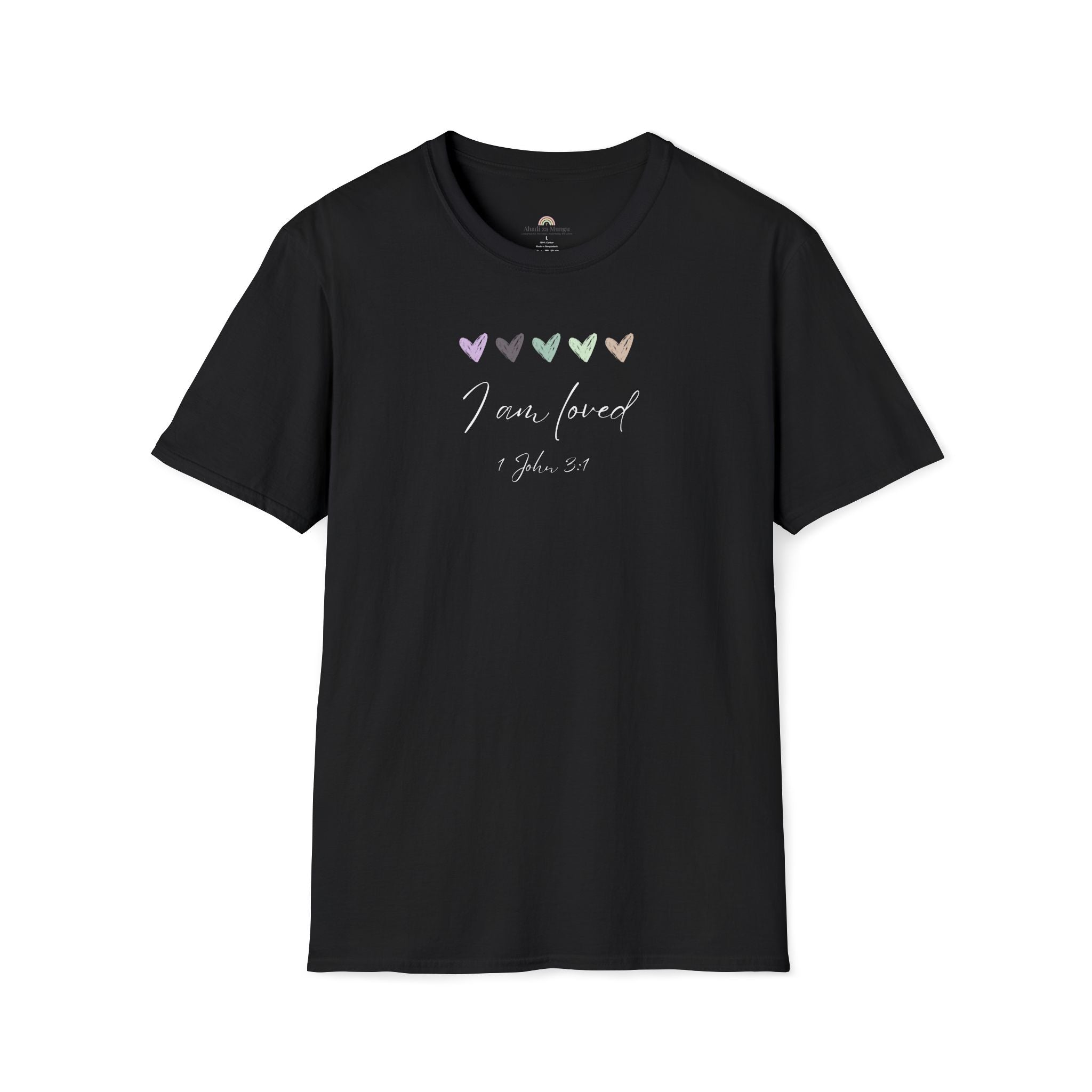 I Am Loved T-Shirt – 1 John 3:1 Christian Scripture Tee | Faith-Based Inspirational Shirt