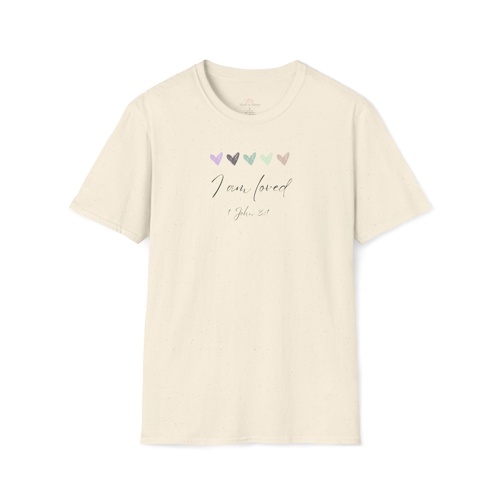 I Am Loved T-Shirt – 1 John 3:1 Christian Scripture Tee | Faith-Based Inspirational Shirt