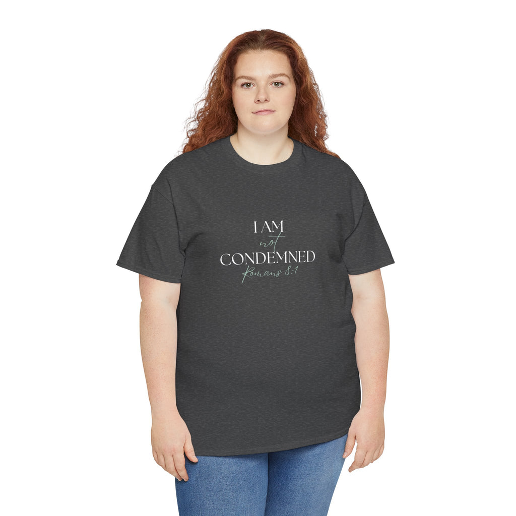 I Am Not Condemned T-Shirt – Christian Tee (Romans 8:1 Scripture) | Faith Apparel for Men & Women