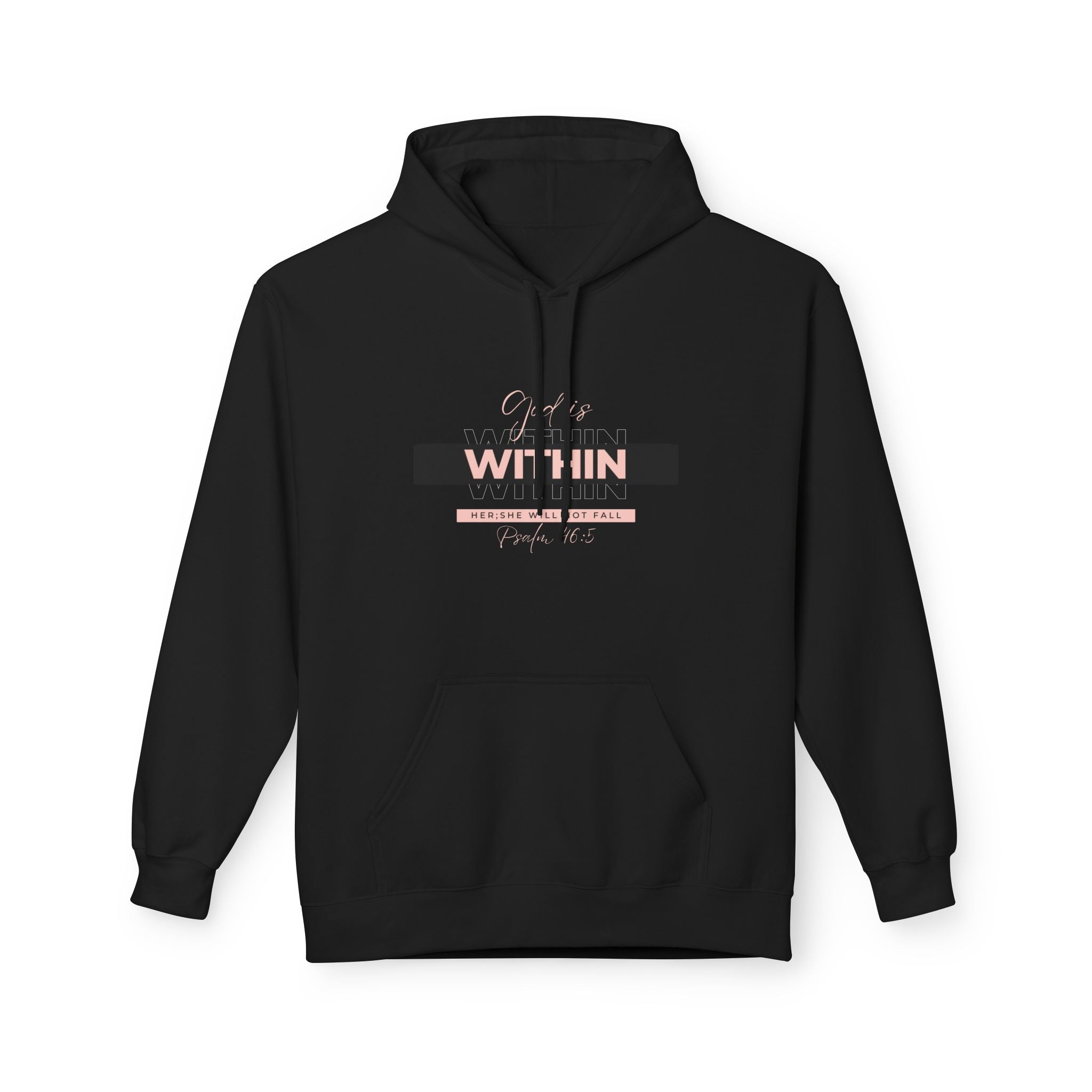 God Is Within Her Hoodie — Psalm 46:5 Christian Hoodie for Women | Faith-Based Inspirational Pullover