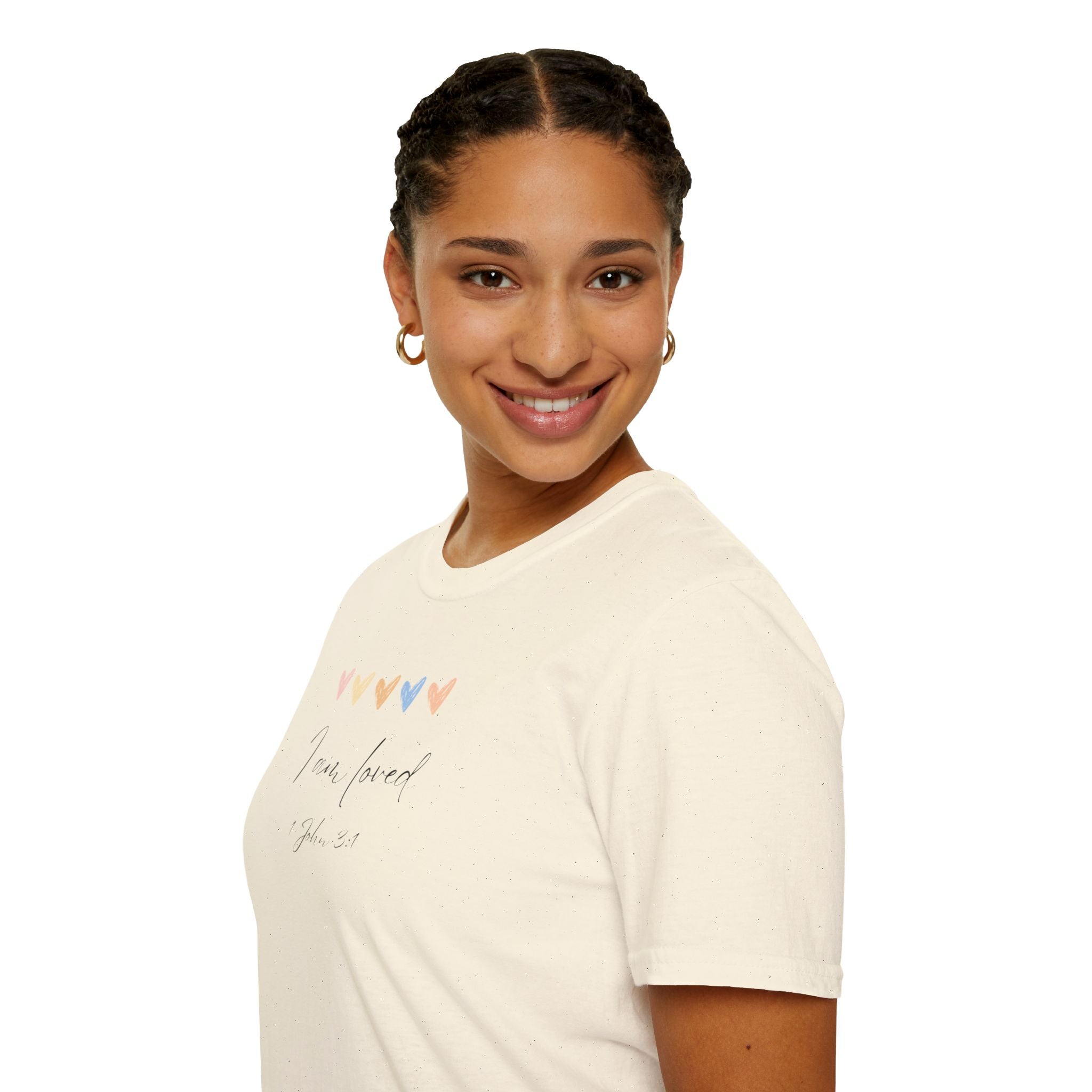 I Am Loved T-Shirt – 1 John 3:1 Christian Scripture Tee | Faith-Based Inspirational Shirt