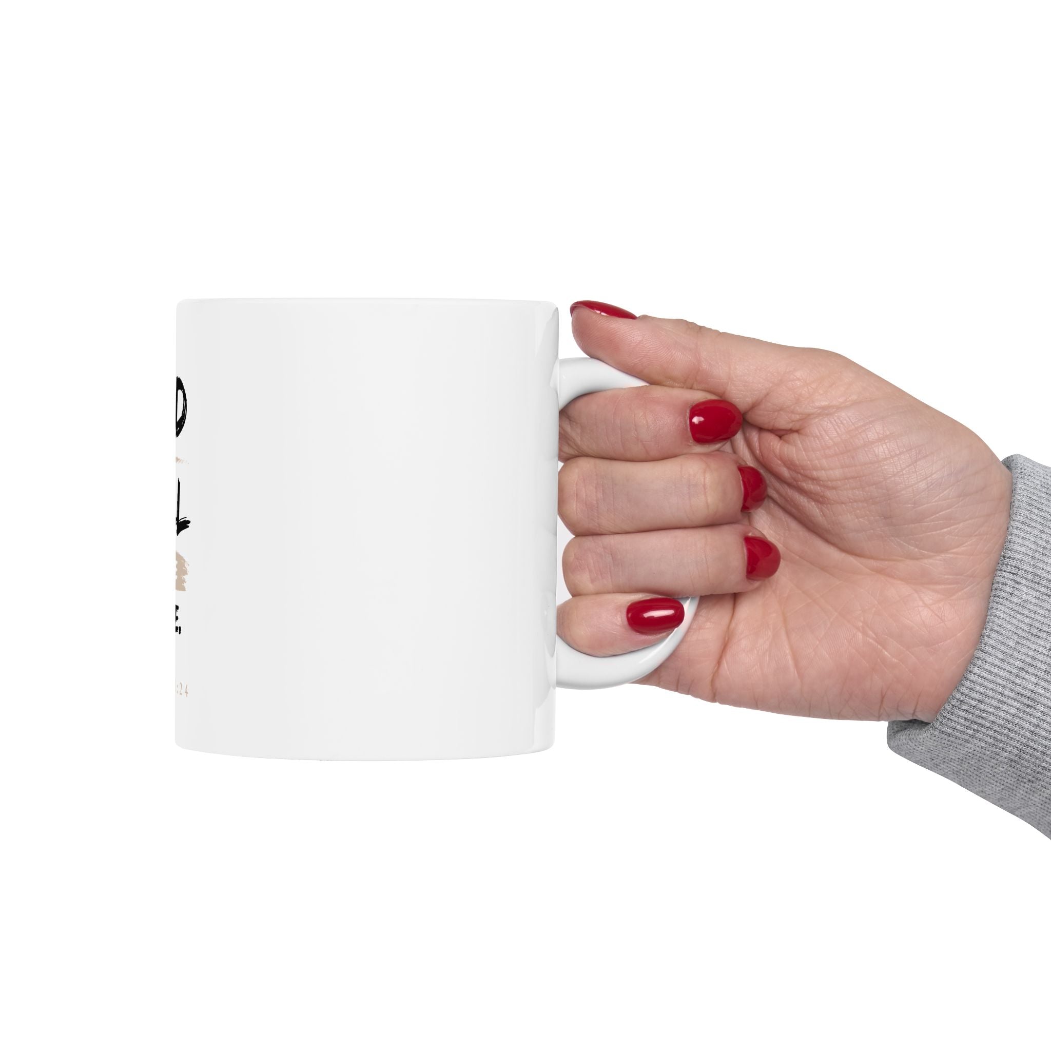 God Will Provide for Me Christian Mug – Mark 11:24 Faith Ceramic Coffee Cup (11oz & 15oz)