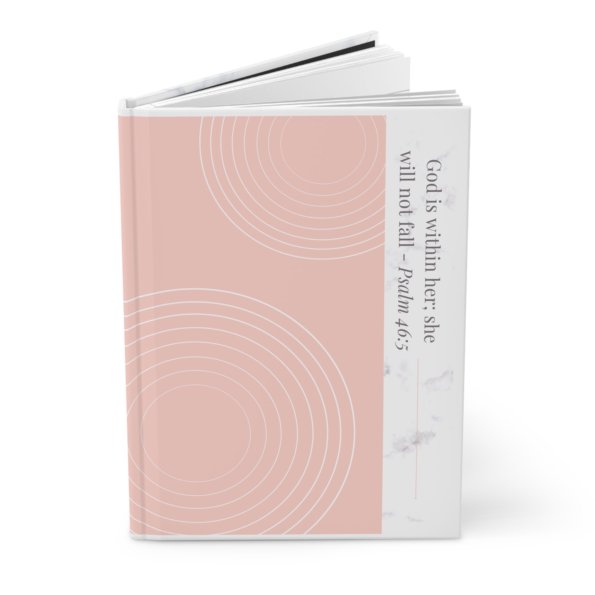 God Is Within Her Journal — Psalm 46:5 Christian Hardcover Prayer Journal for Women | Faith-Based Notebook