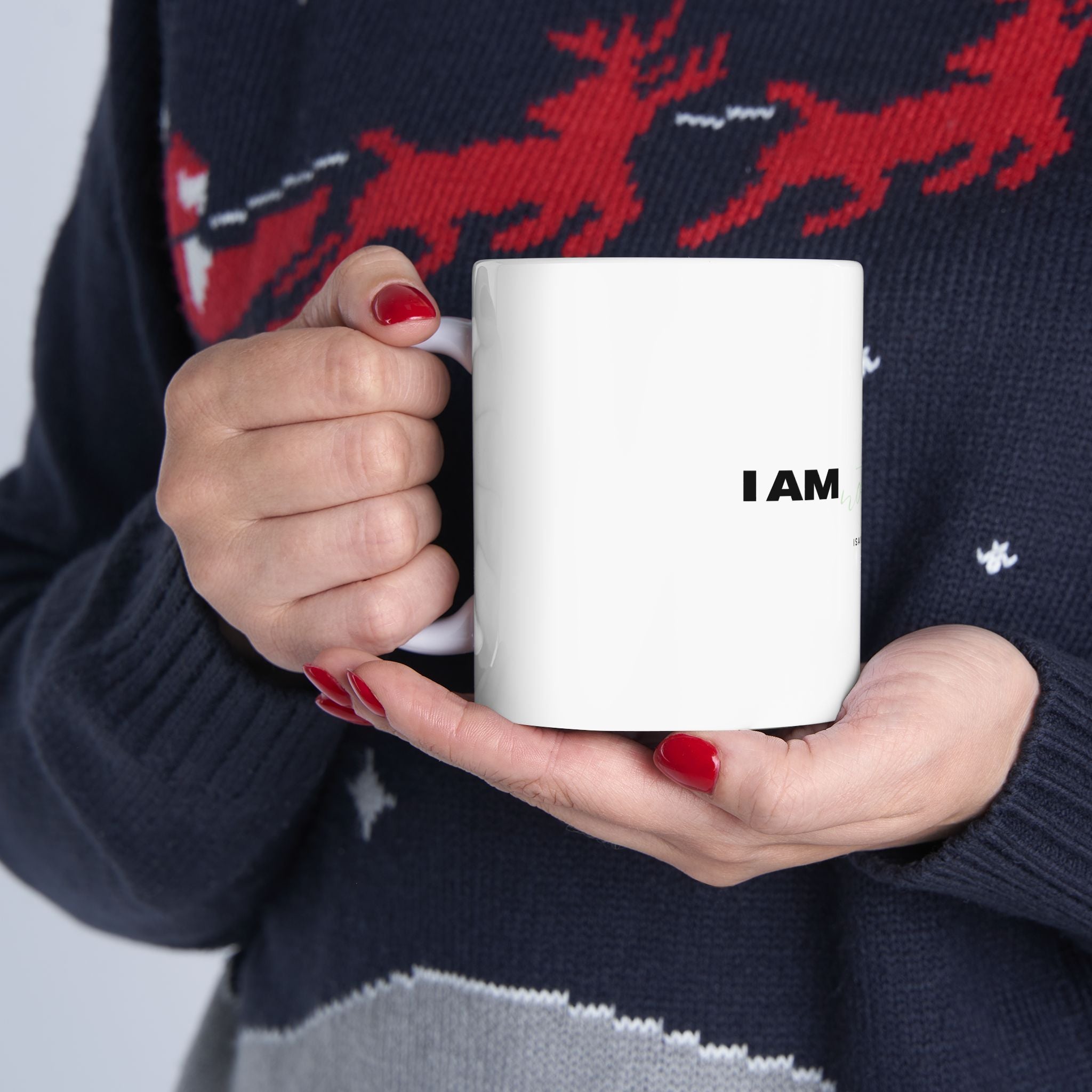 I Am Not Alone Mug – Isaiah 43:2 Christian Scripture Ceramic Coffee Cup | Faith-Inspired Mug (11oz / 15oz)