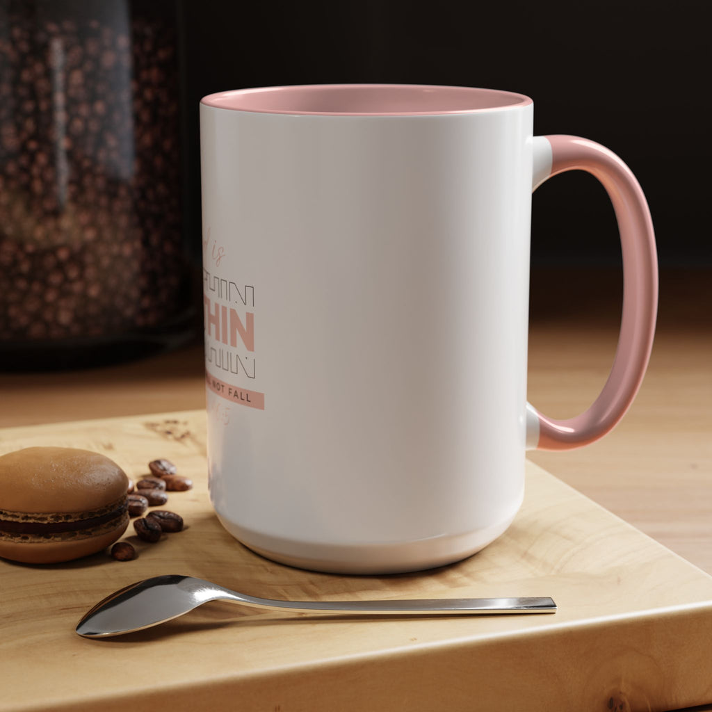 God Is Within Her Christian Accent Mug – Psalm 46:5 Faith-Inspired Coffee Cup (11oz & 15oz)