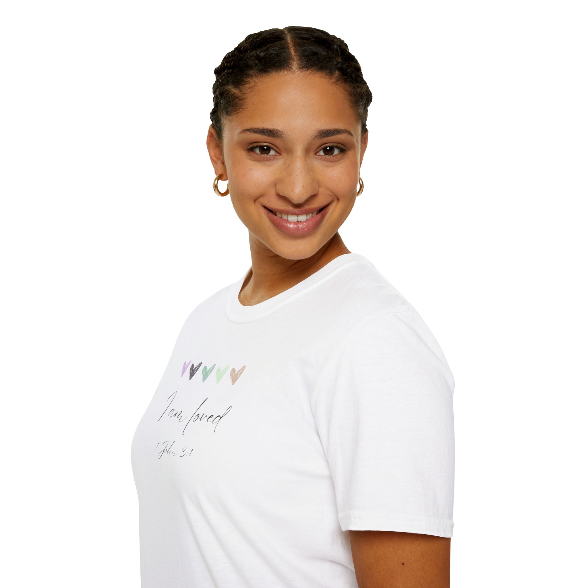 I Am Loved T-Shirt – 1 John 3:1 Christian Scripture Tee | Faith-Based Inspirational Shirt