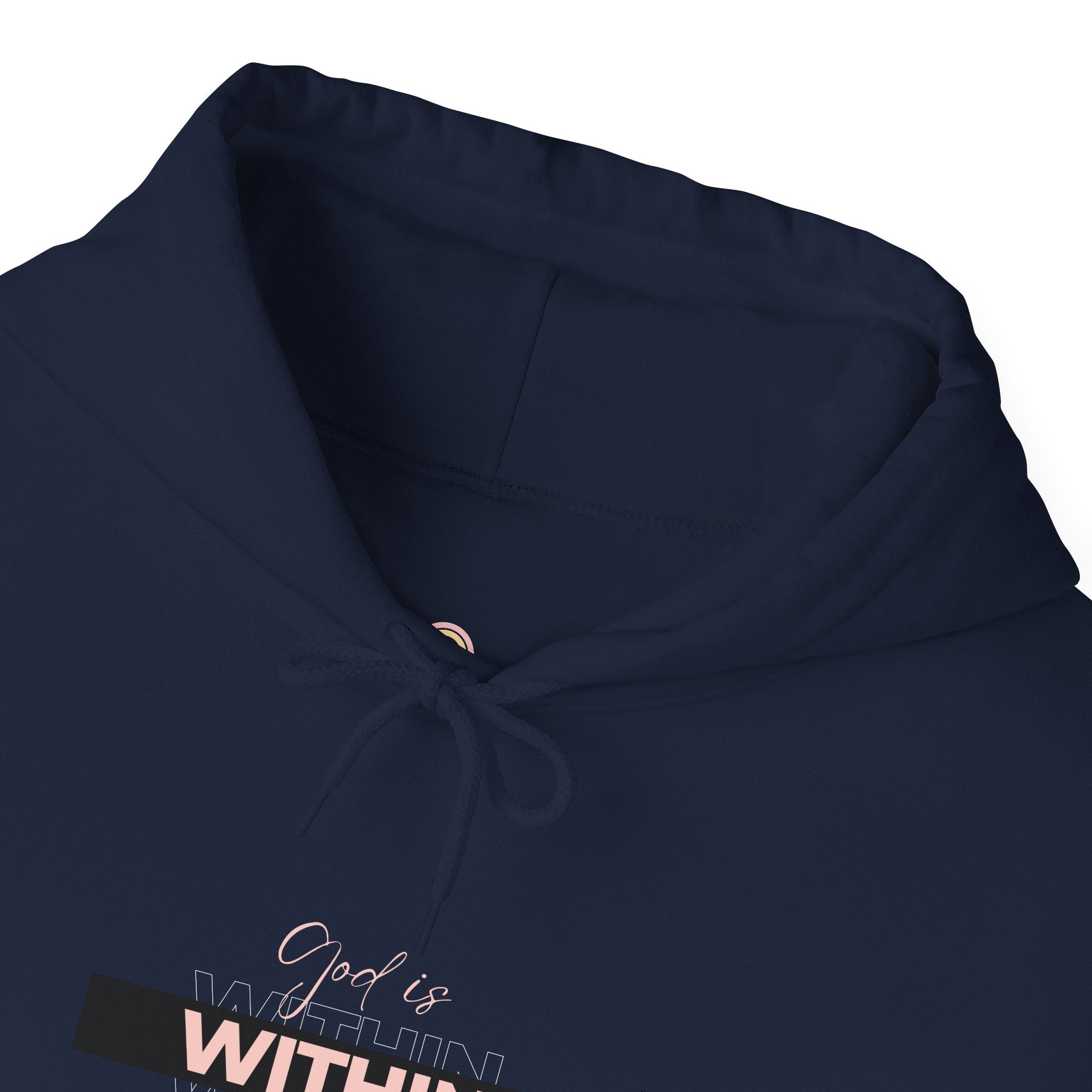God Is Within Her Hoodie — Psalm 46:5 Christian Hoodie for Women | Inspirational Faith-Based Unisex Pullover